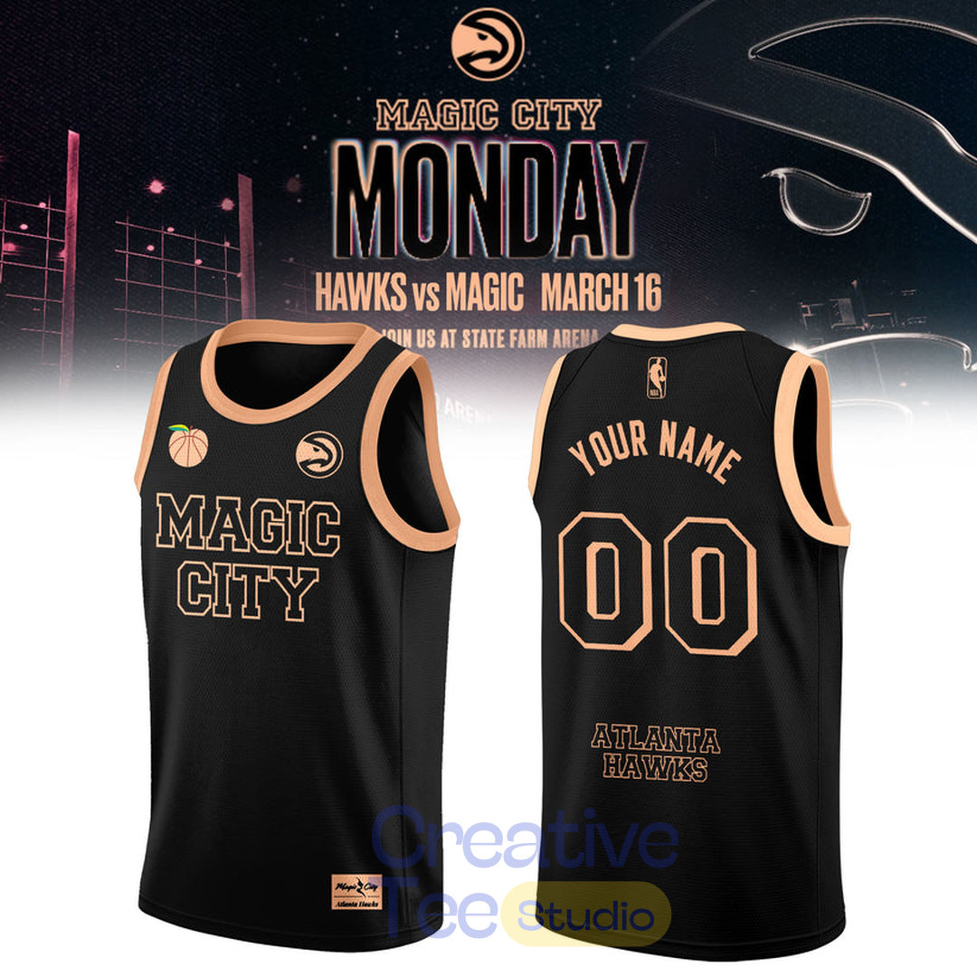 Atlanta Hawks 2026 Magic City True To Atlanta Custom Basketball Jersey Atlanta Hawks 2026 Magic City True To Atlanta Custom Basketball Jersey