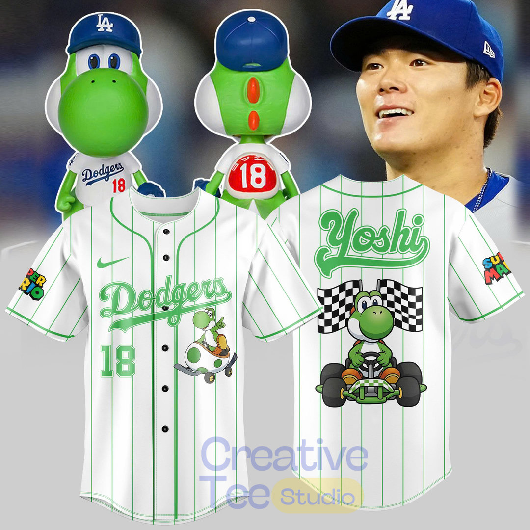 Yoshinobu x Yoshi Baseball Jersey Yoshinobu x Yoshi Baseball Jersey