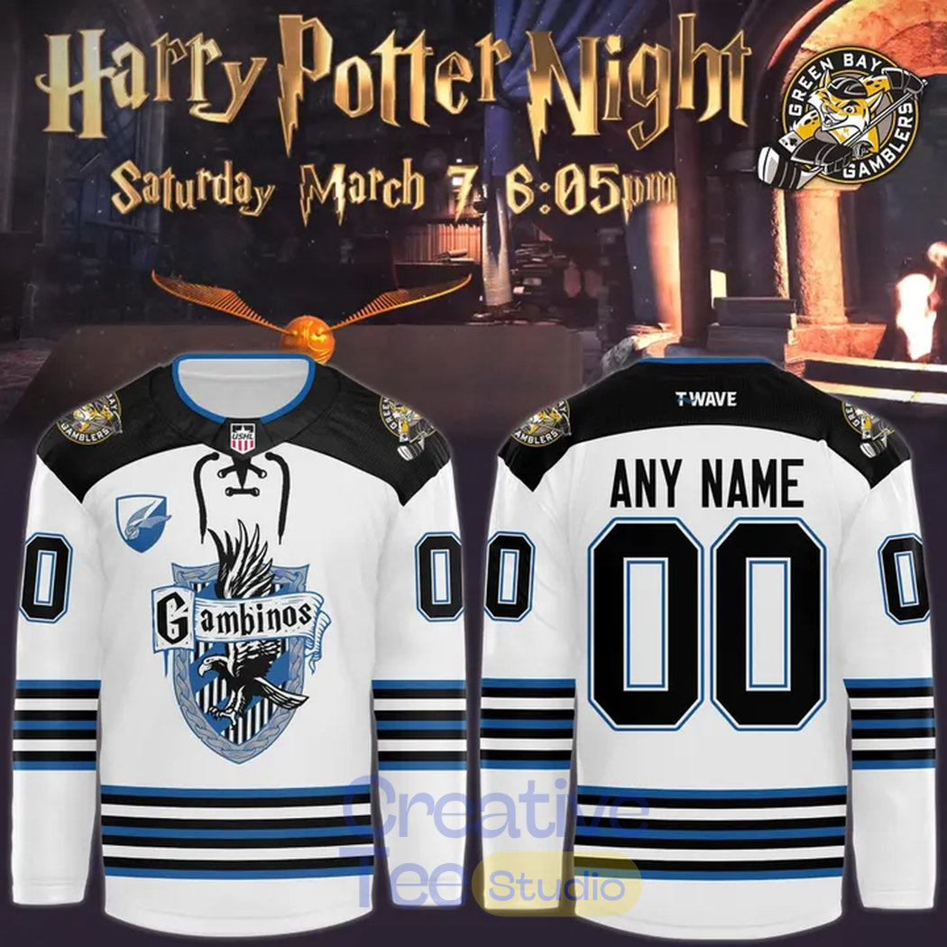 Green Bay Gamblers 2026 Harry Potter Night Custom Hockey Jersey