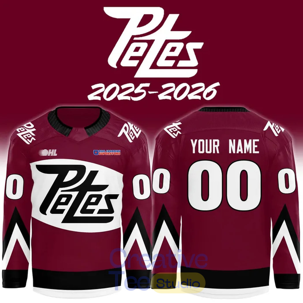 Peterborough Petes 2026 Special New Hockey Jersey Peterborough Petes 2026 Special New Hockey Jersey