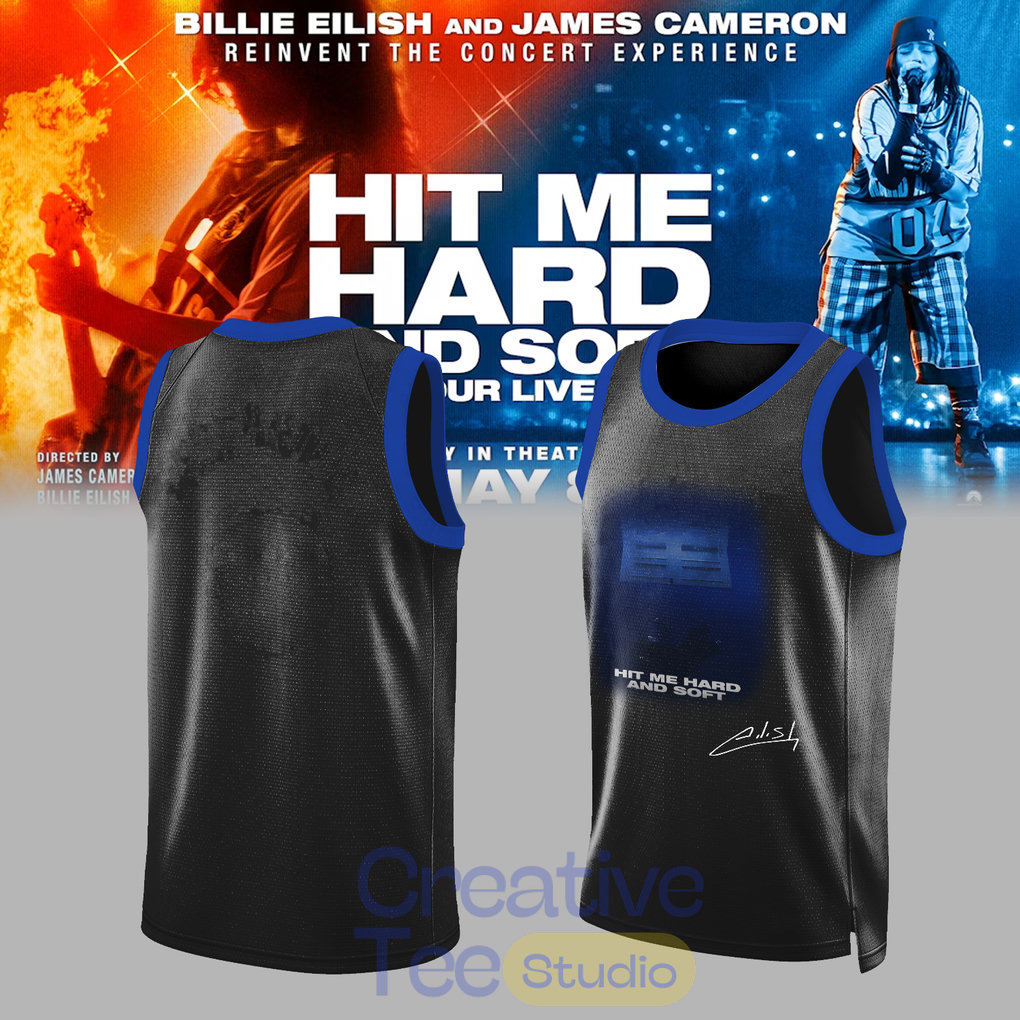 Billie Eilish Hit Me Hard and Soft The Tour 2026 Basketball Jersey Billie Eilish Hit Me Hard and Soft The Tour 2026 Basketball Jersey