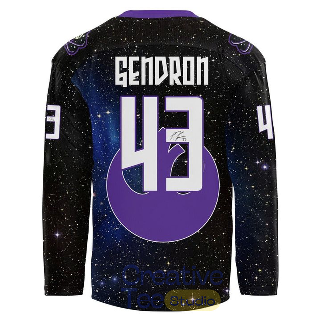 Captain Miles Gendron's Game-Worn Star Wars Custom Hockey Jersey