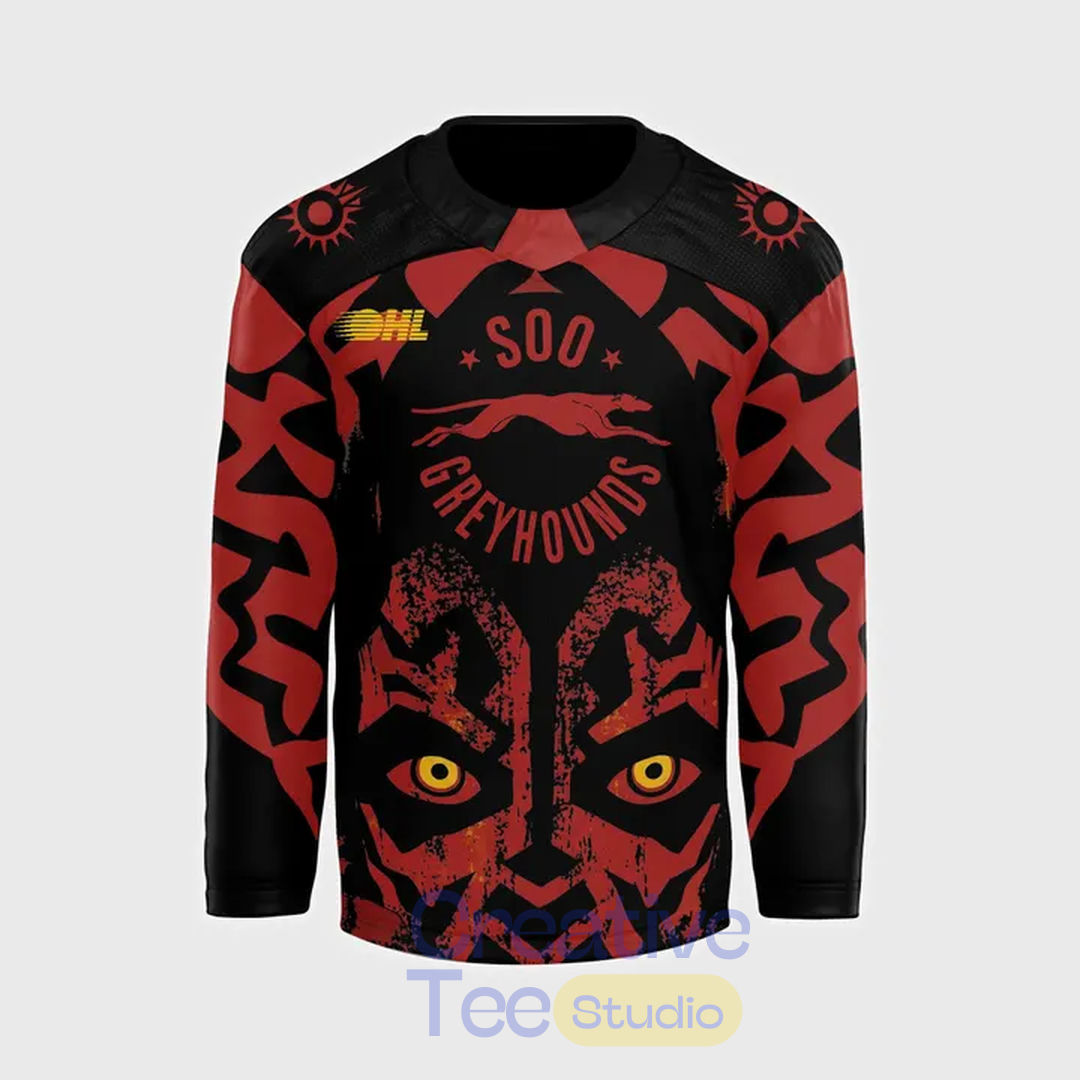 Soo Greyhounds 2026 Star Wars Custom Hockey Jersey