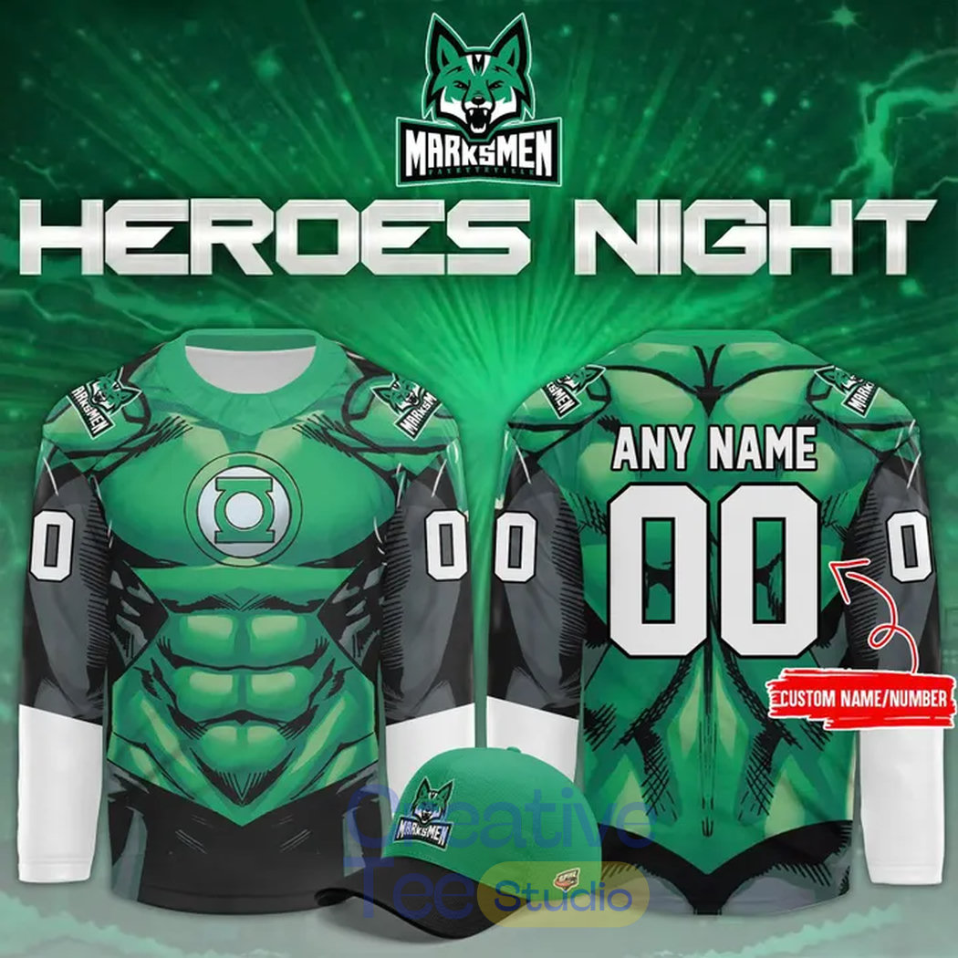 Fayetteville Marksmen x Heroes Night Custom Hockey Jersey Fayetteville Marksmen x Heroes Night Custom Hockey Jersey