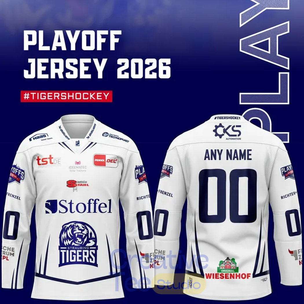 Straubing Tigers Playoff-Trikot in limitierter Auflage 2026 Custom Hockey Jersey Straubing Tigers Playoff-Trikot in limitierter Auflage 2026 Custom Hockey Jersey