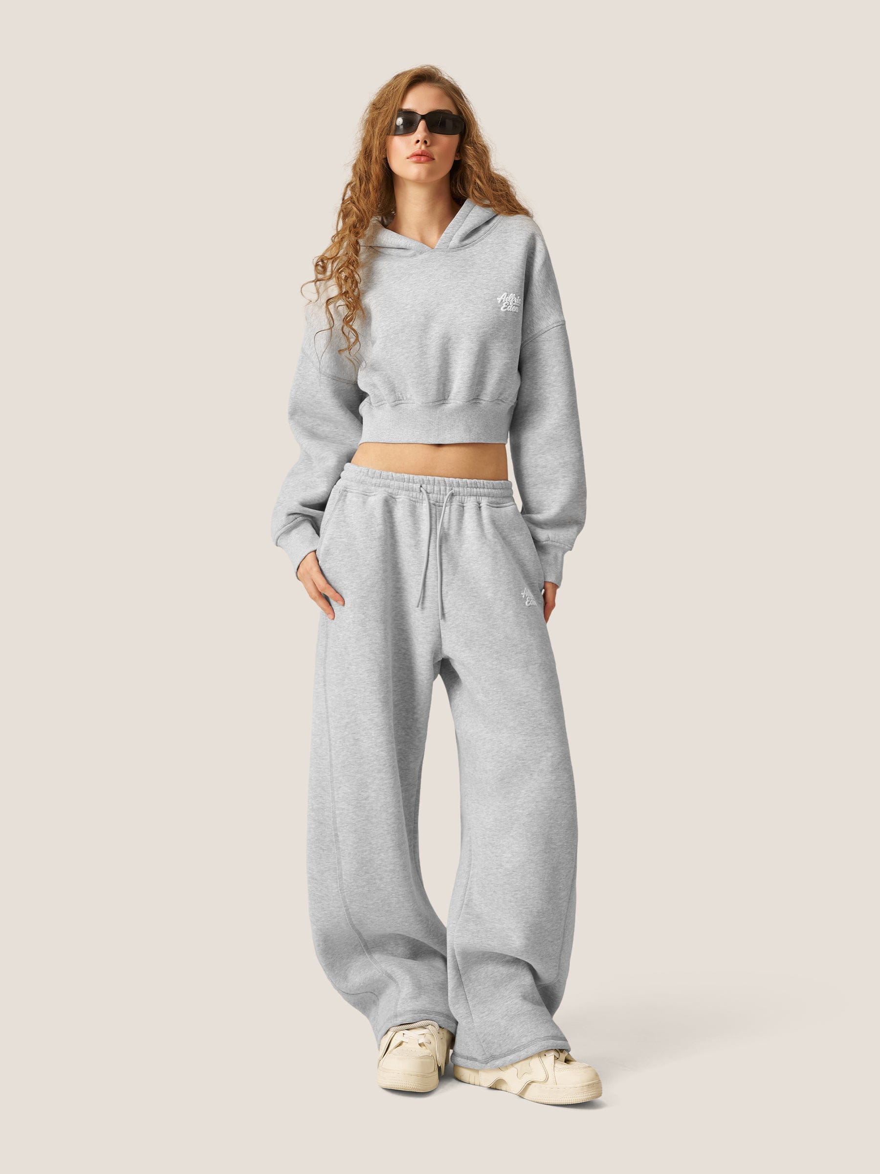Soufflé Cropped Hoodie Sets