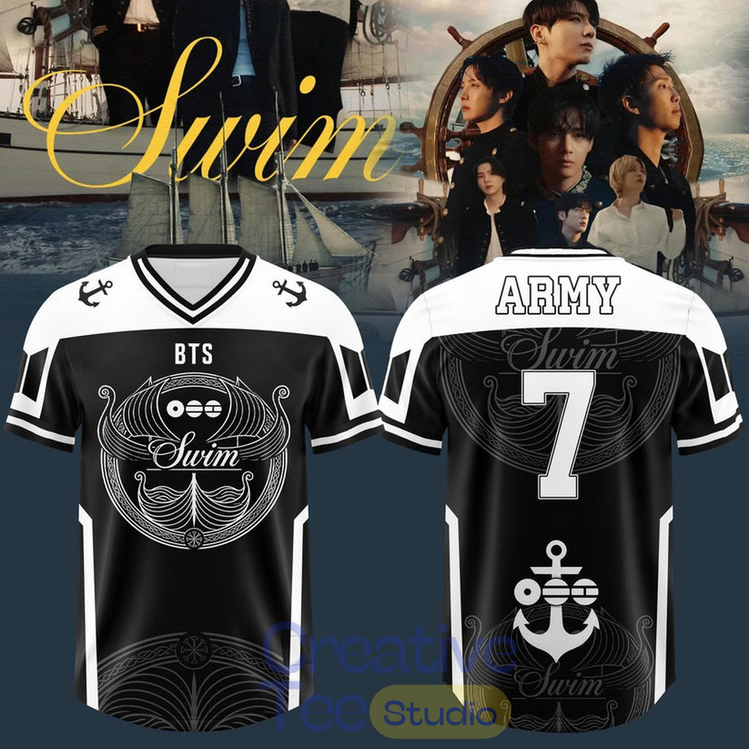BTS – Swim Arirang Album Mixed Football Jersey