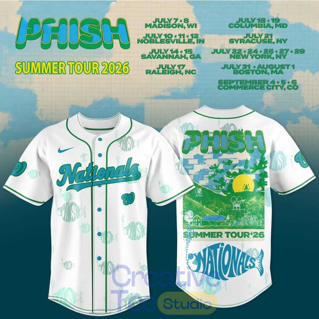 Baseball All Teams x Phish Summer Tour 2026 Baseball Jersey