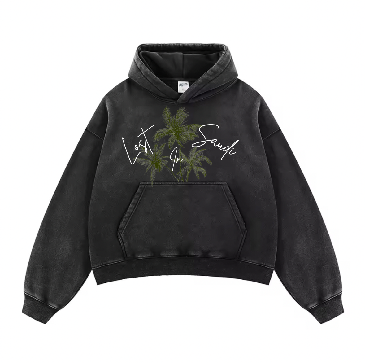 Lost In Saudi Boxy Hoodie