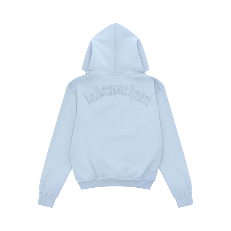 Distressed Zip Hoodie  (Buy 2 Free Shipping)