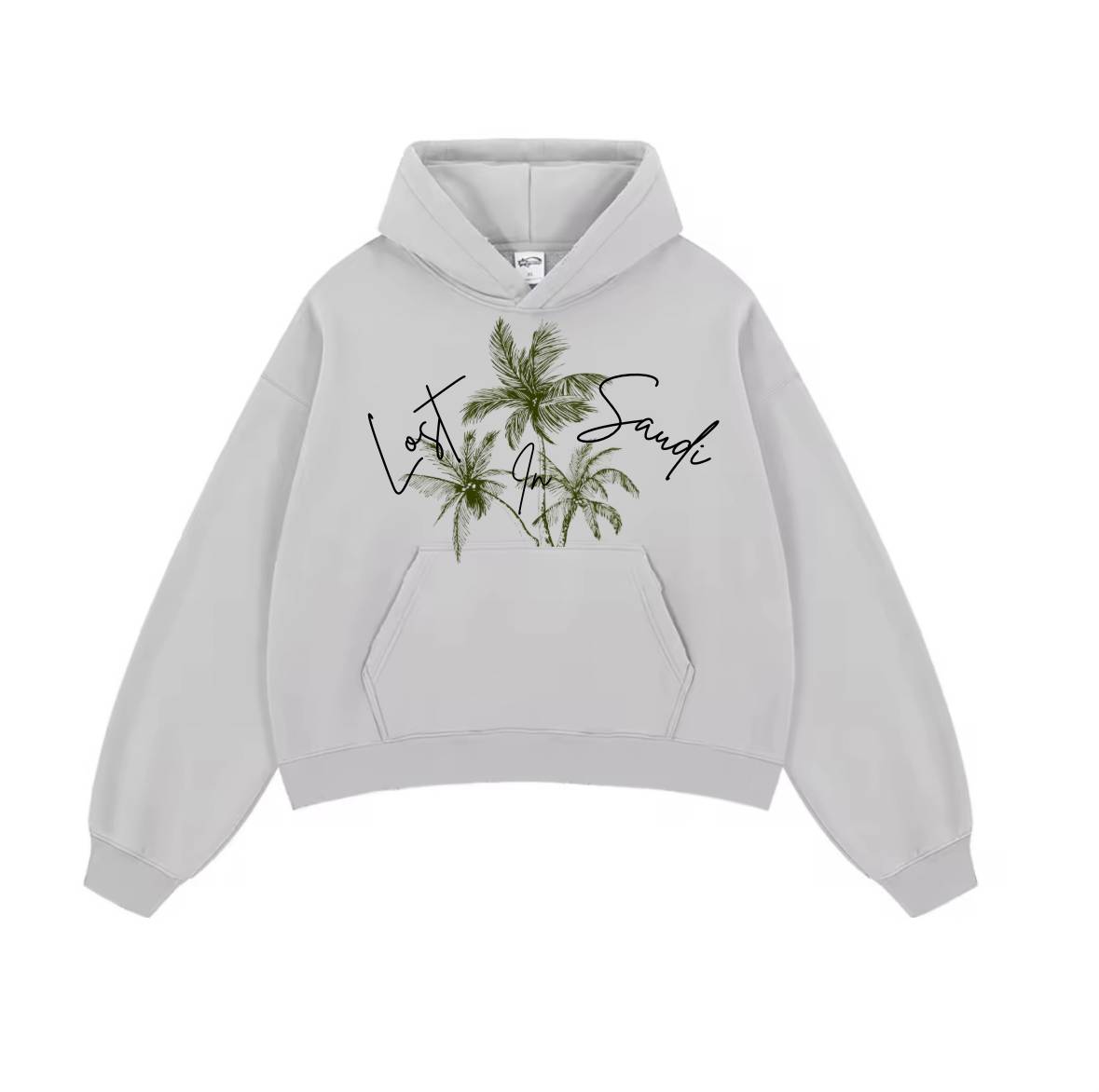Lost In Saudi Boxy Hoodie