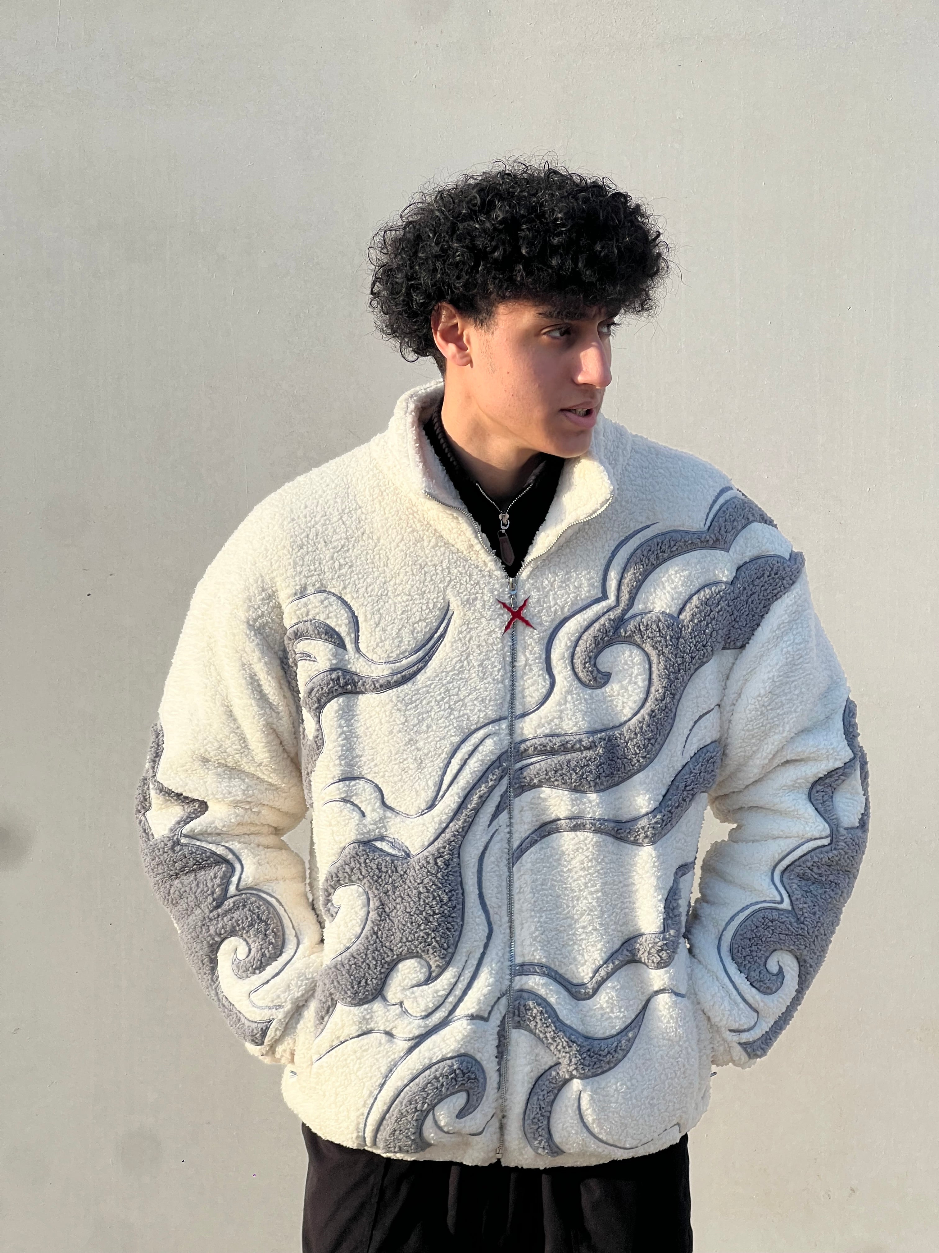 2026 Luffy Gear 5 Sherpa Fleece Jacket