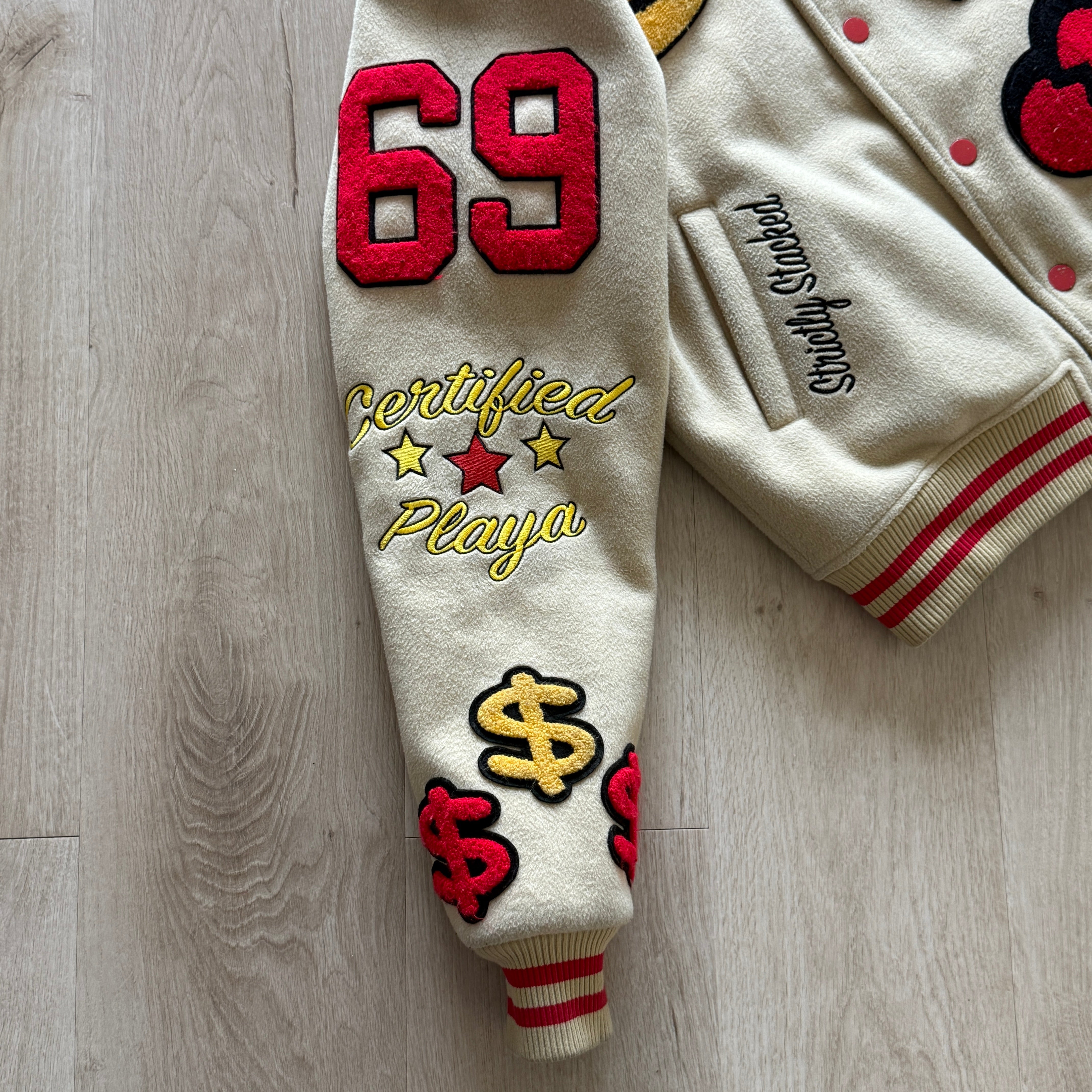 Tan Playa's Only Varsity Jacket