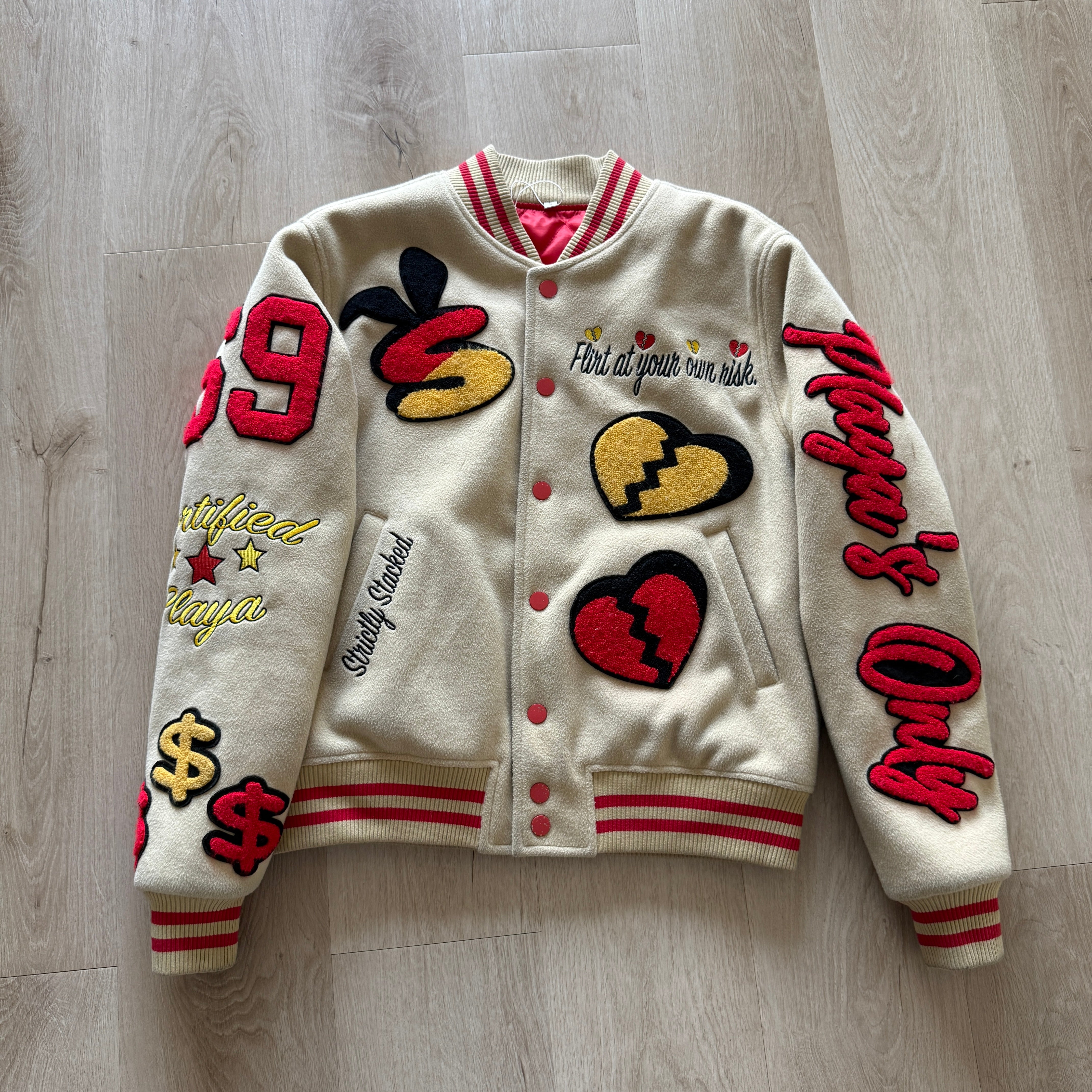 Tan Playa's Only Varsity Jacket