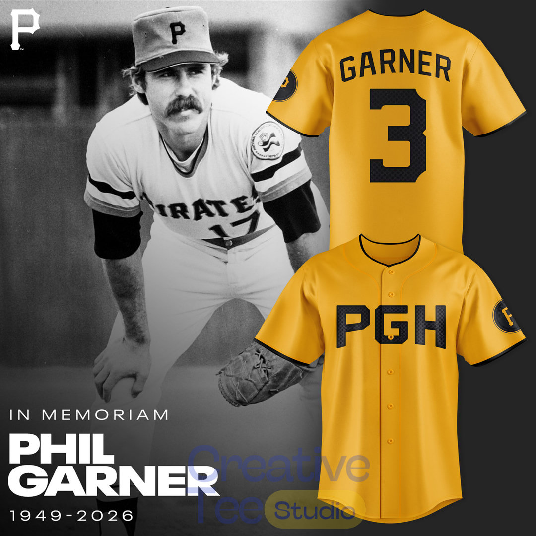 Pittsburgh Pirates In Loving Memory of Phil Garner Tribute Baseball Jersey Pittsburgh Pirates In Loving Memory of Phil Garner Tribute Baseball Jersey