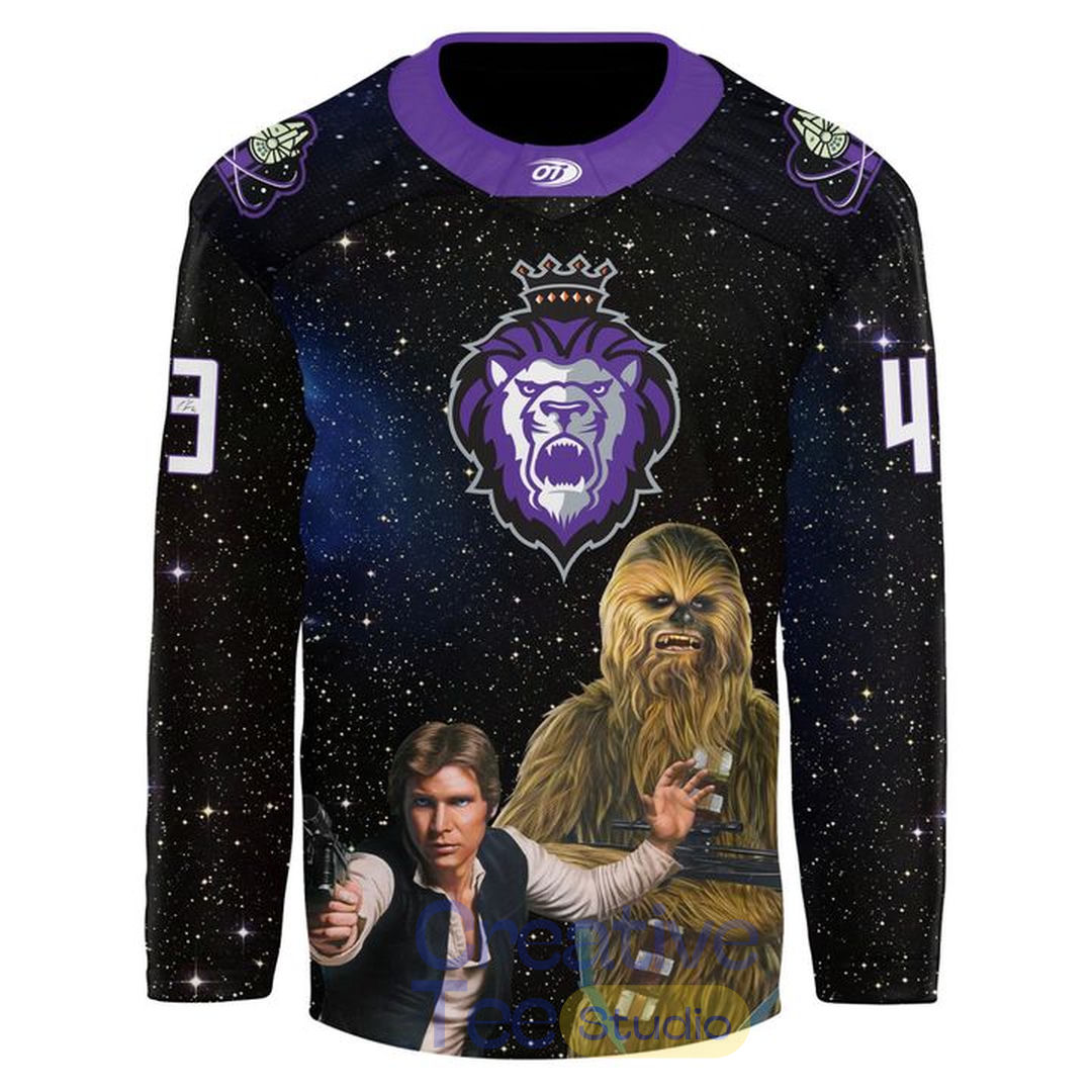 Captain Miles Gendron's Game-Worn Star Wars Custom Hockey Jersey