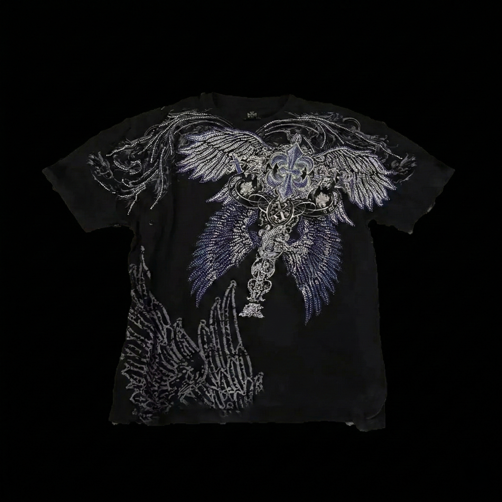 Yellow Winged Cross Graphic Tee