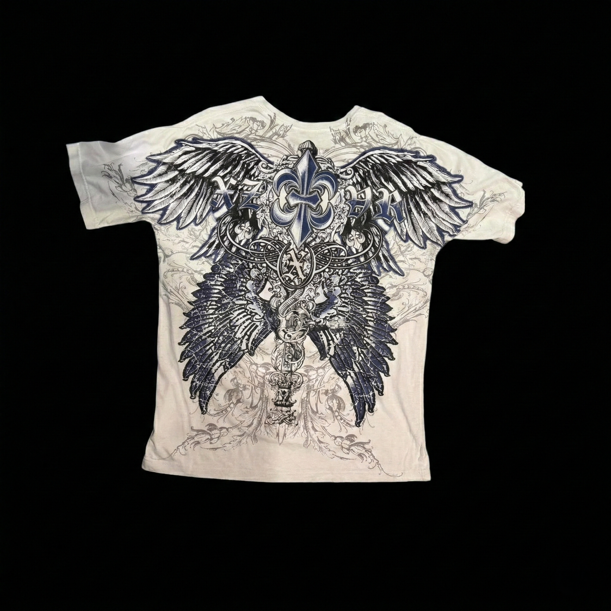 Yellow Winged Cross Graphic Tee