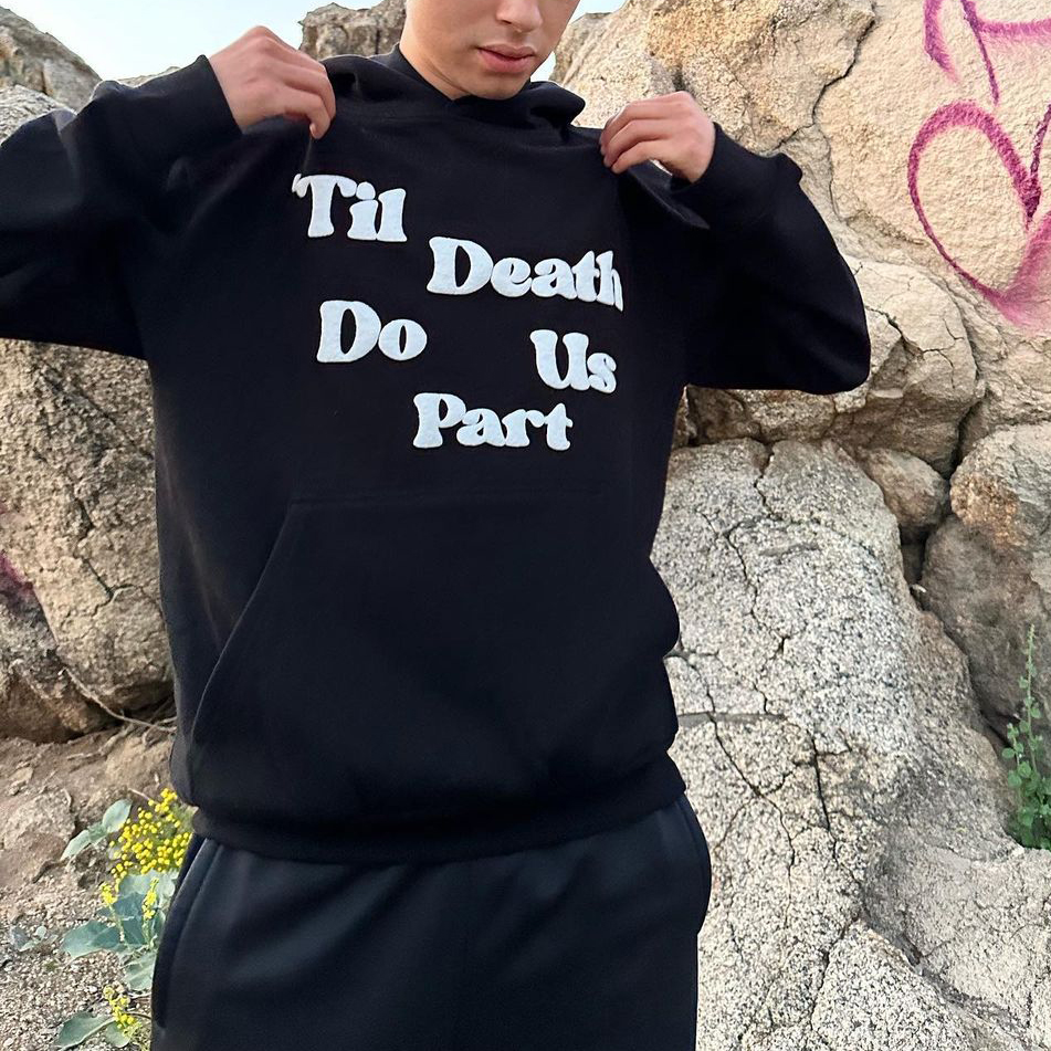 Til Death Do Us Part Puff Print Hoodie