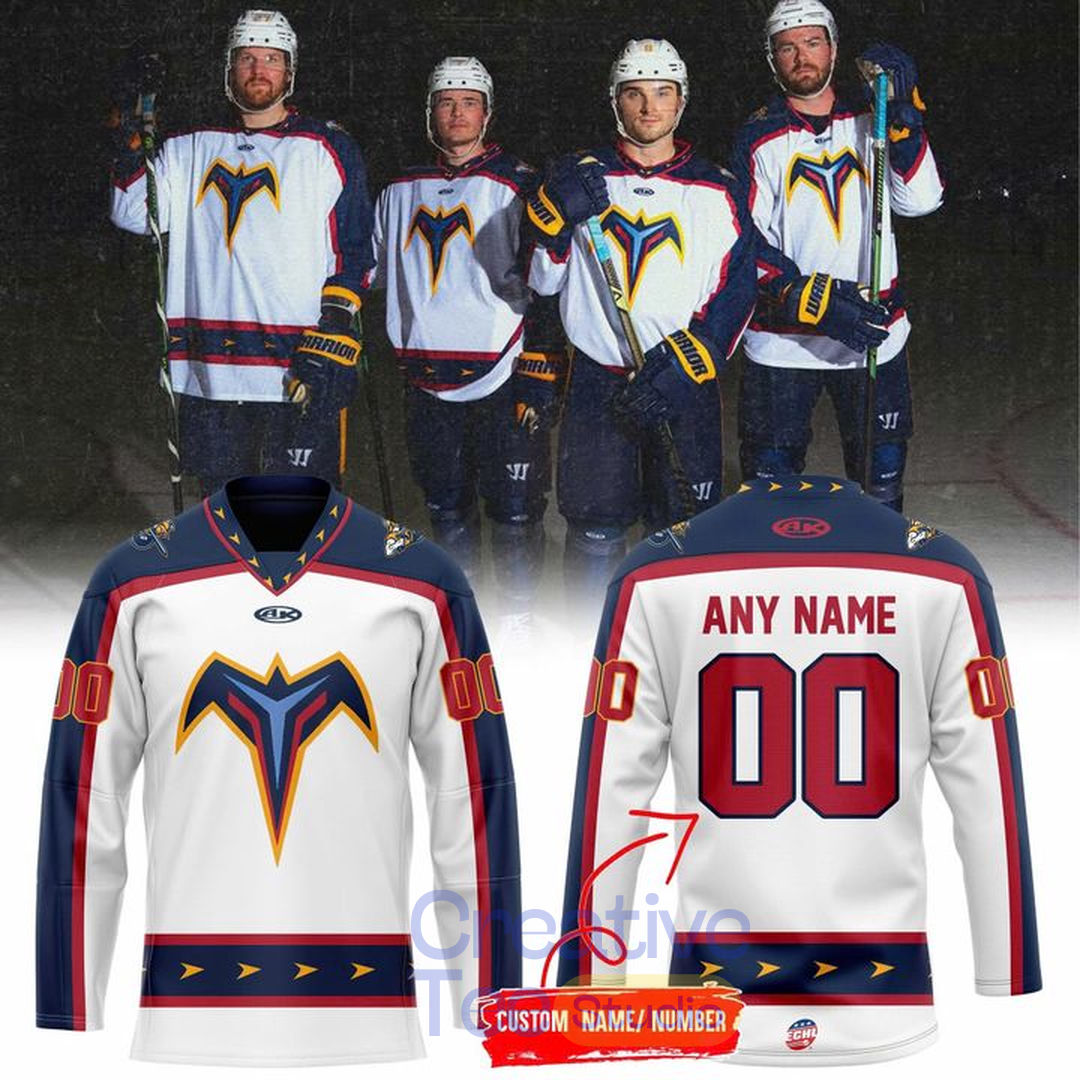 Atlanta Gladiators x Atlanta Thrashers Custom Hockey Jersey Atlanta Gladiators x Atlanta Thrashers Custom Hockey Jersey