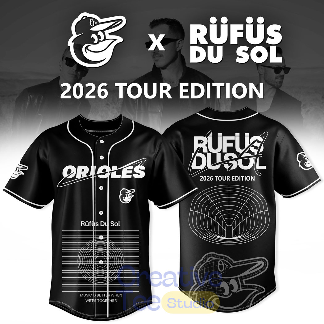 Baltimore Orioles x RÜFÜS DU SOL 2026 Tour Baseball Jersey