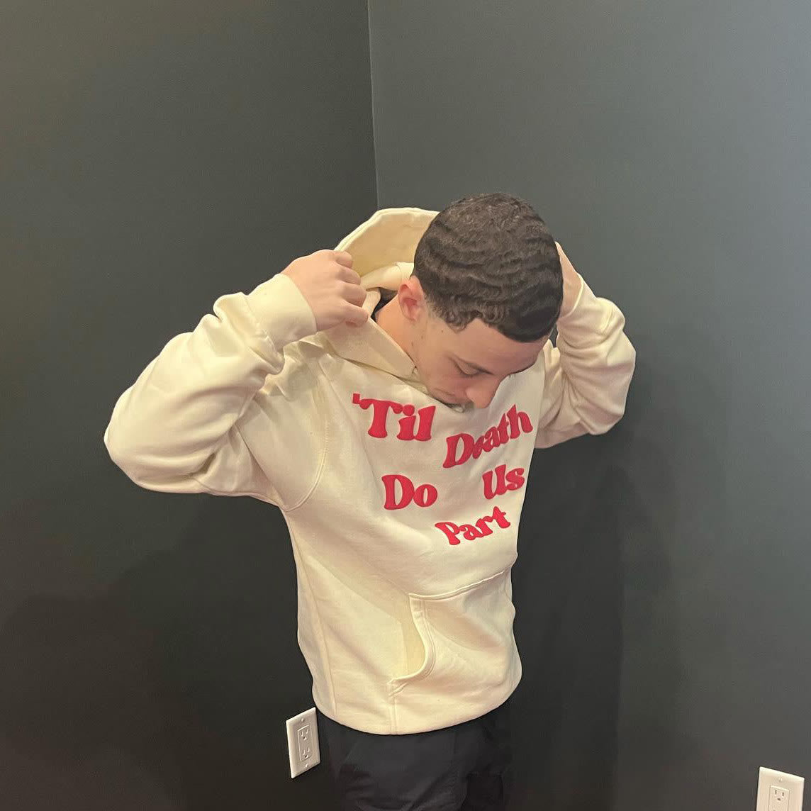 Til Death Do Us Part Puff Print Hoodie