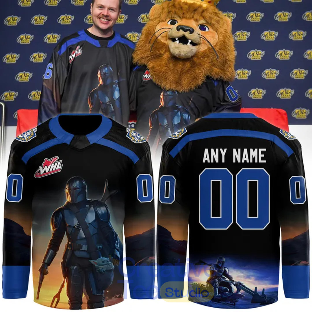 Edmonton Oil Kings 2026 Star Wars Night Custom Hockey Jersey Edmonton Oil Kings 2026 Star Wars Night Custom Hockey Jersey