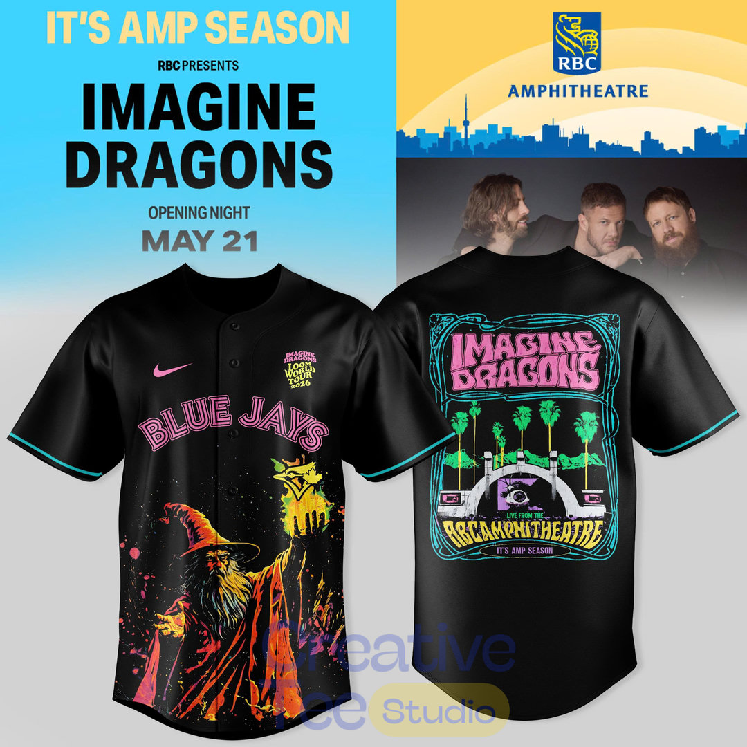 Toronto Blue Jays Imagine Dragon Live Special Baseball Jersey
