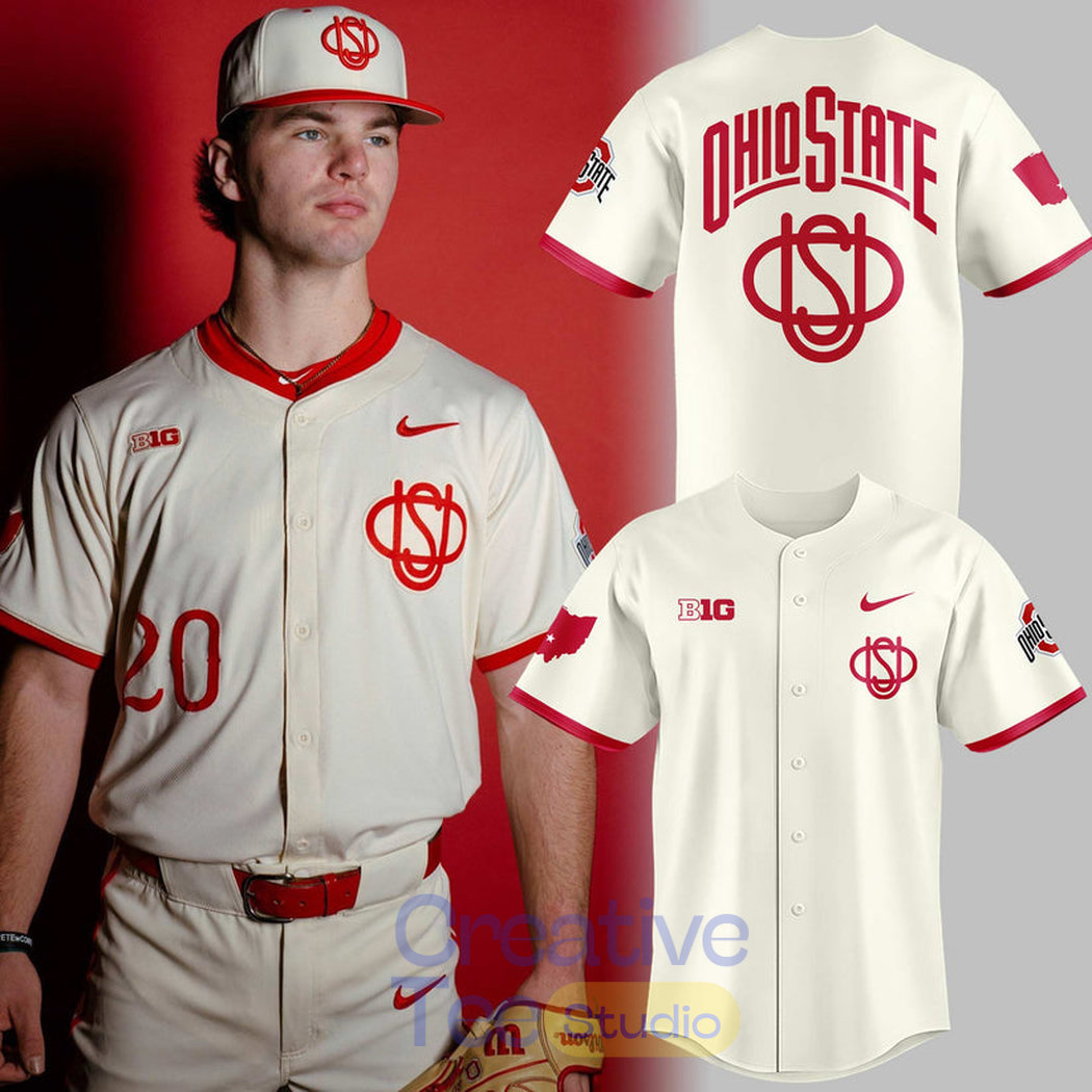 Ohio State Buckeyes Throwback Baseball Jersey - Limited Edition