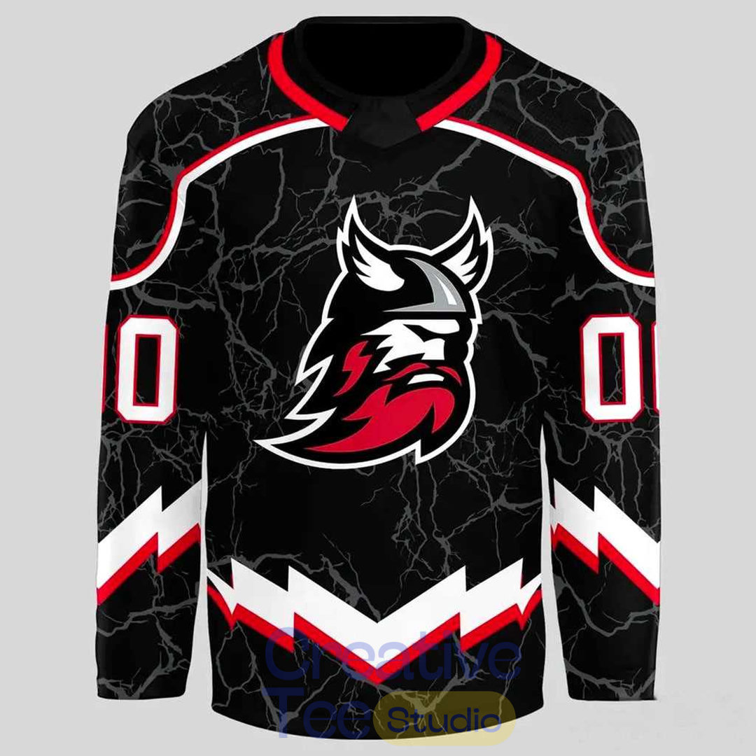 Adirondack Thunder Lightning Storm 2026 Custom Hockey Jersey