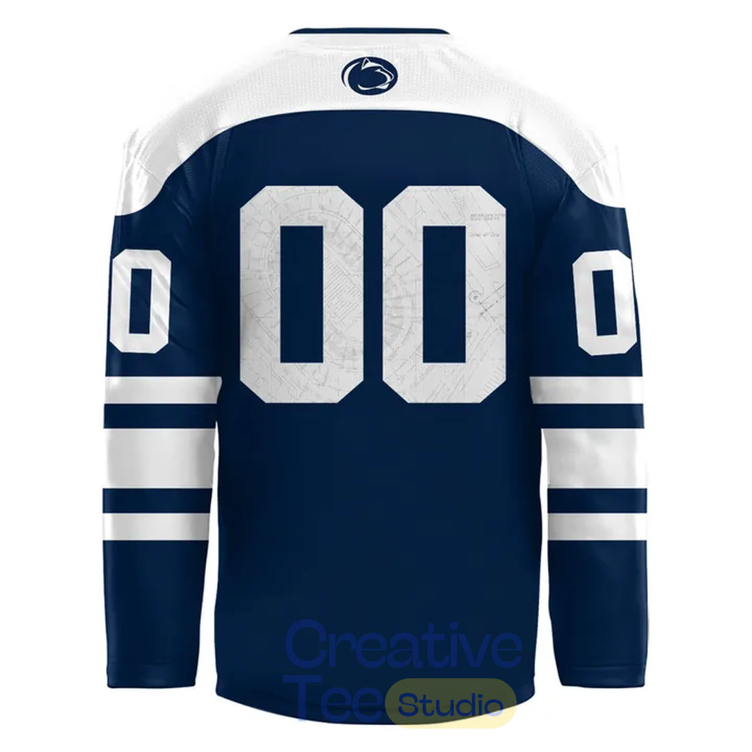 Penn State Nittany Lions 2026 Beaver Stadium Game Custom Hockey Jersey Penn State Nittany Lions 2026 Beaver Stadium Game Custom Hockey Jersey