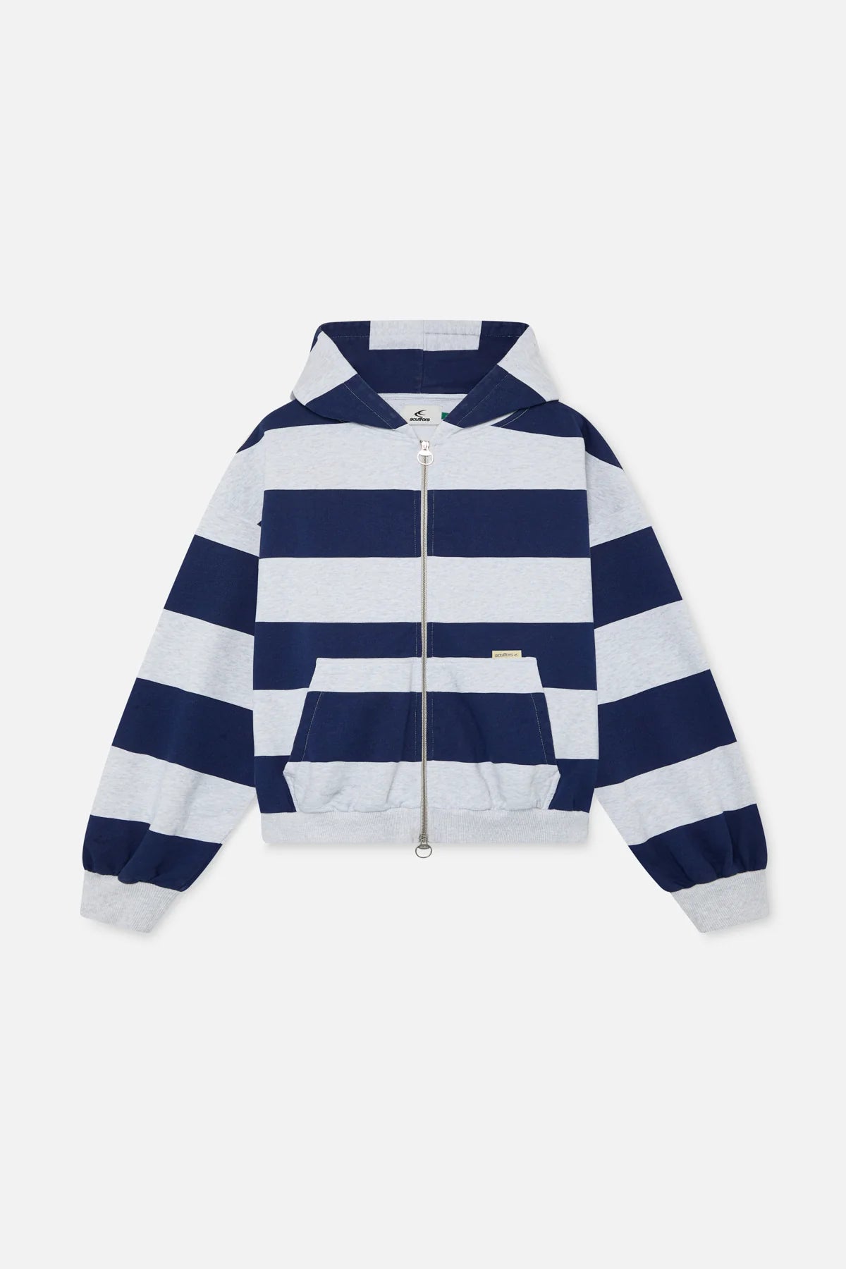 Club Zipper Hoodie-Navy