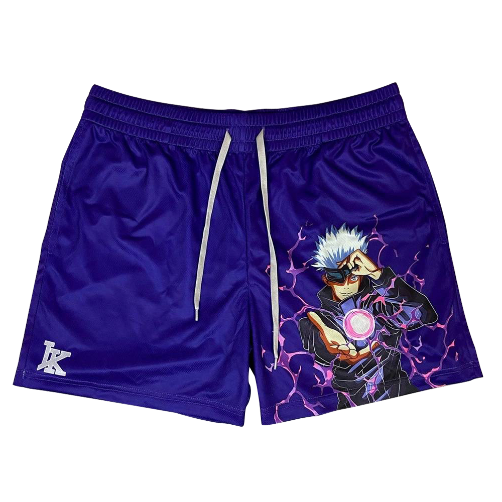 Gojo Satoru Shorts - Purple