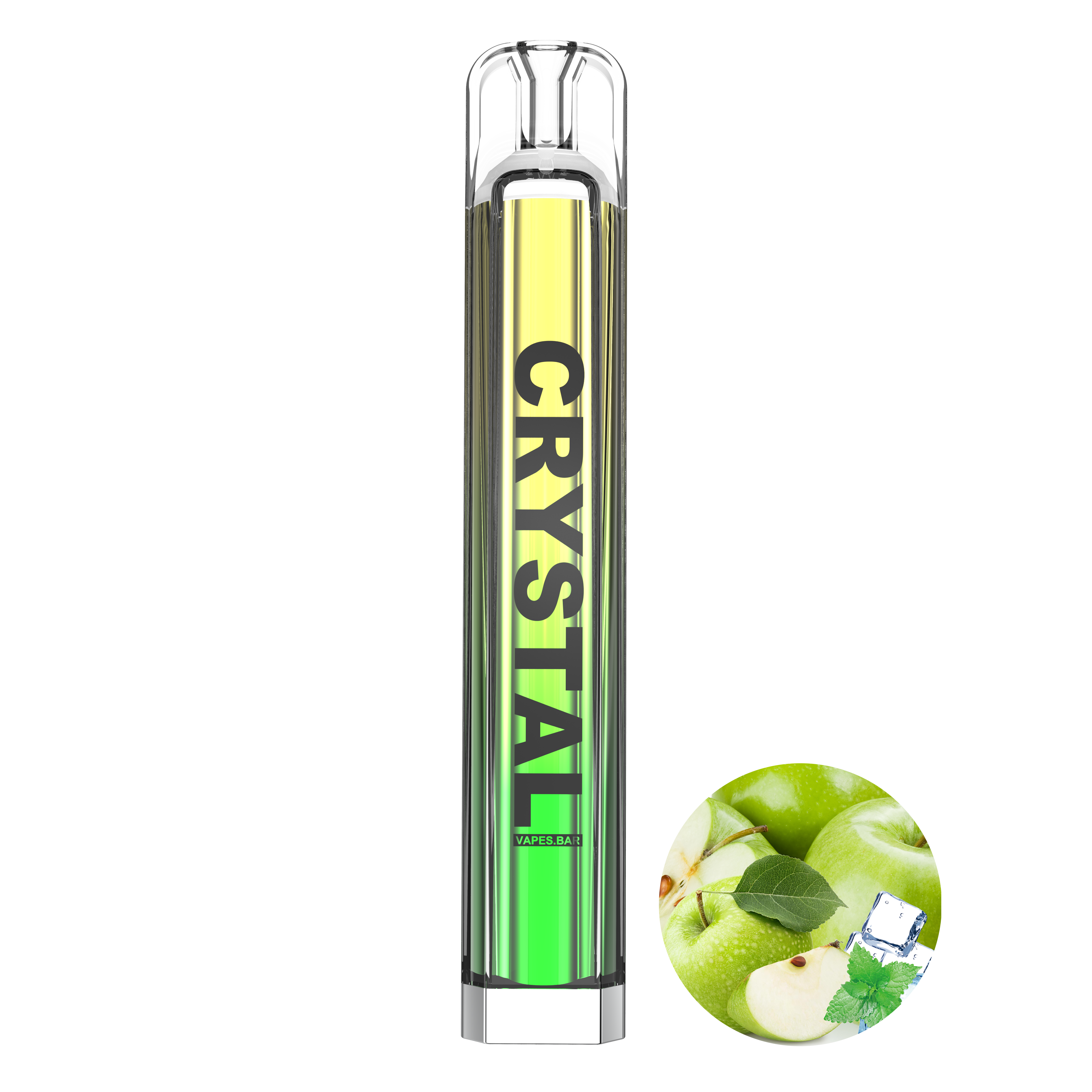 Apple Ice Crystal 600 Puffs Disposable Pod Device-VAPES.BAR