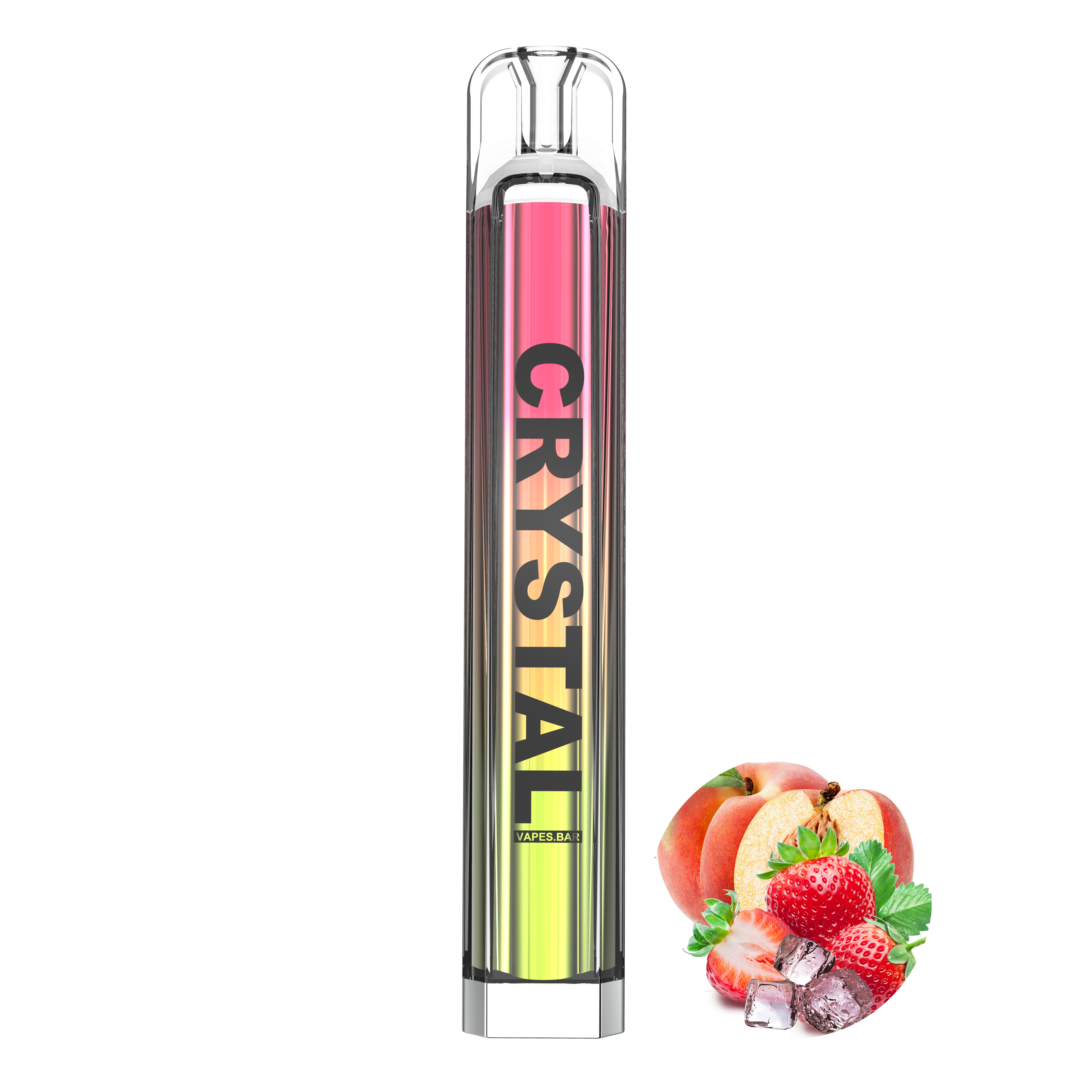 Berry PeachCrystal 600 Puffs Disposable Pod Device-VAPES.BAR