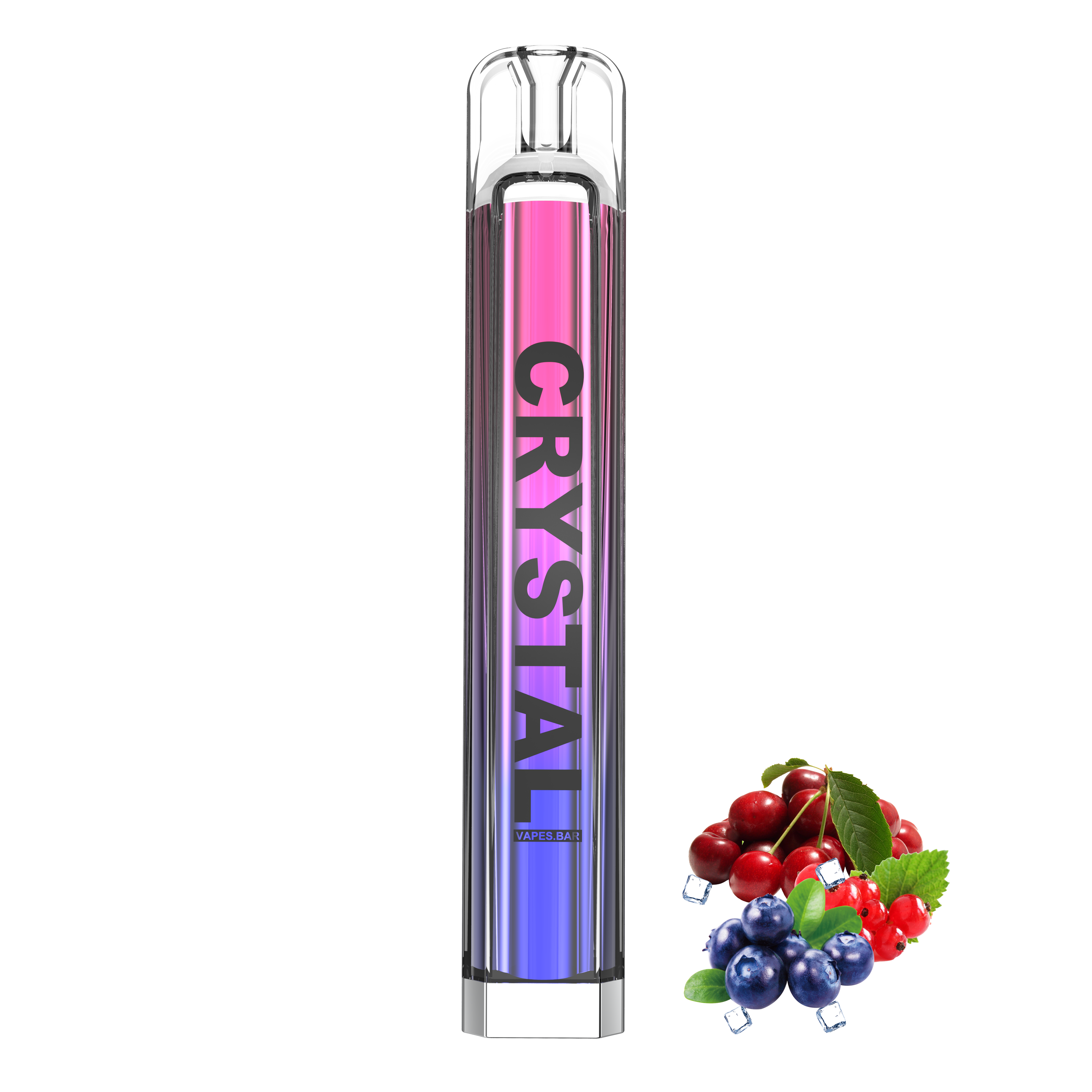 Blueberry Cherry Cranberry Crystal 600 Puffs Disposable Pod Device-VAPES.BAR