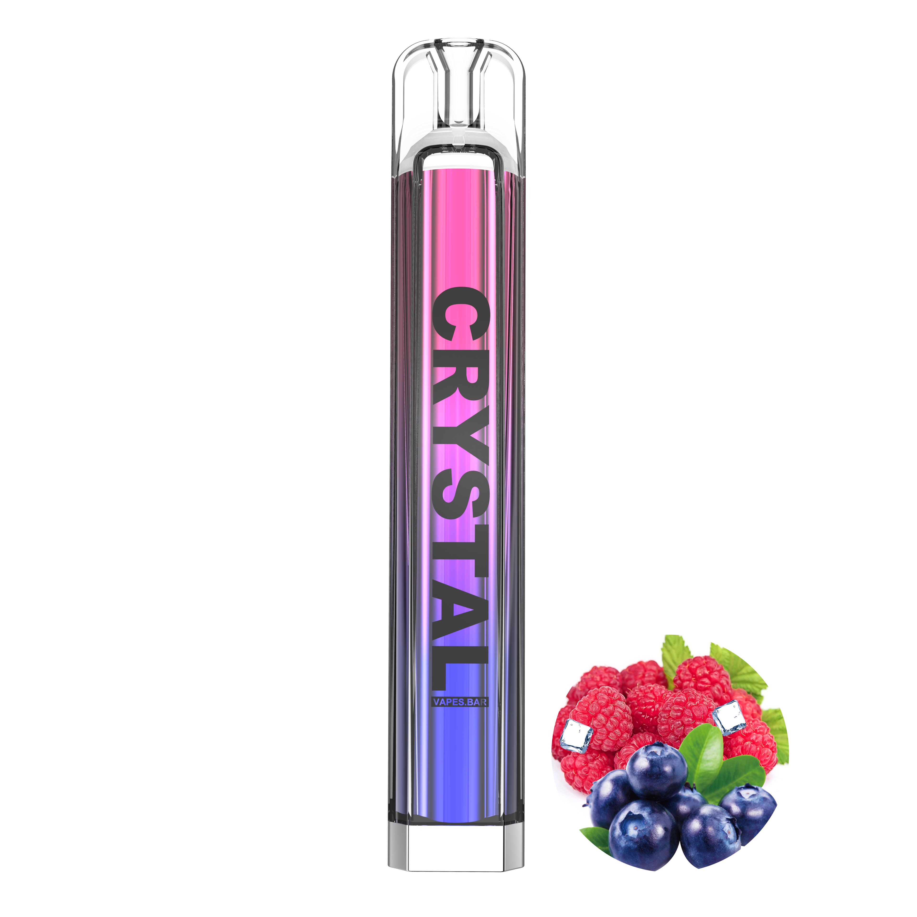 Blueberry Sour Raspberry Crystal 600 Puffs Disposable Pod Device-VAPES.BAR
