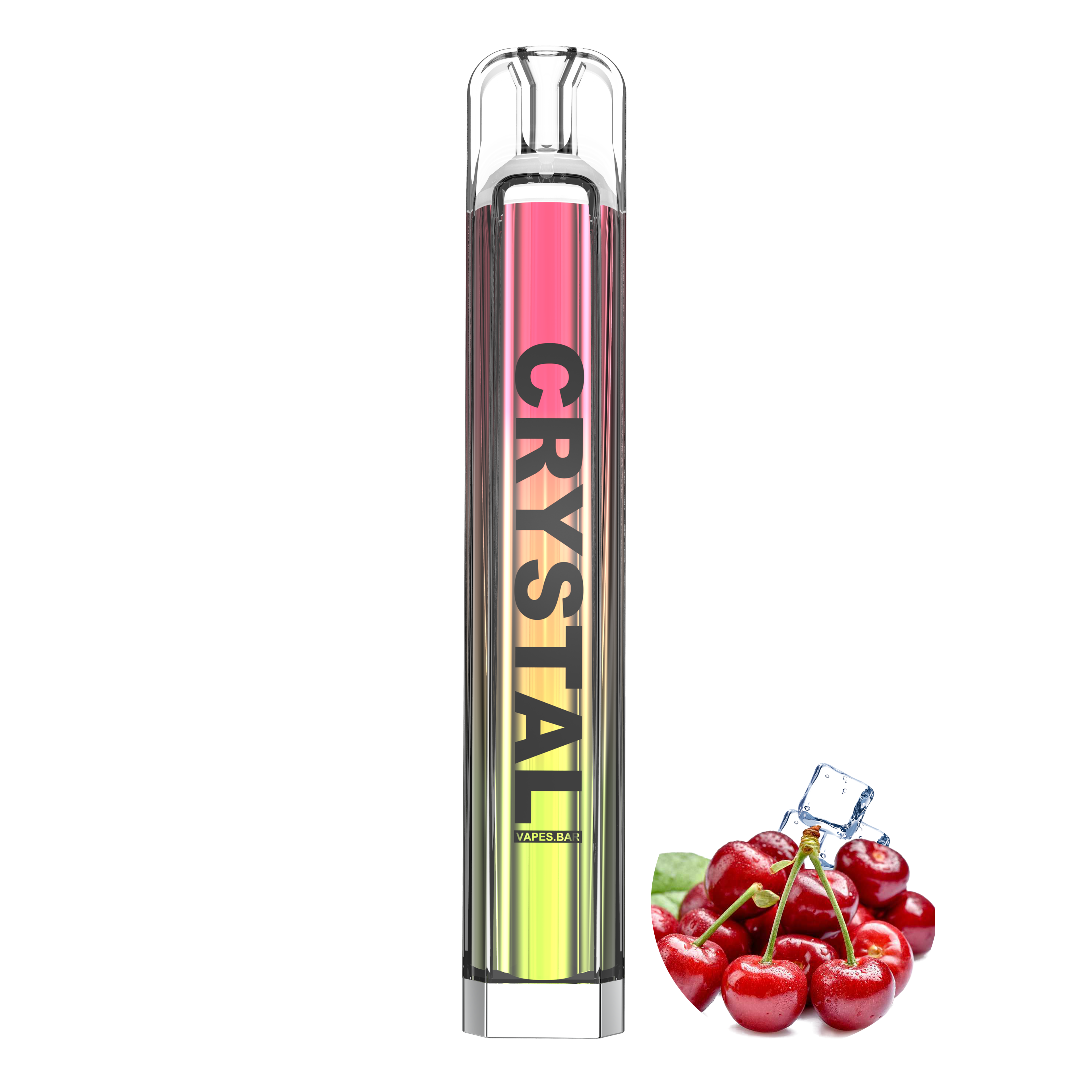 Cherry Ice Crystal 600 Puffs Disposable Pod Device-VAPES.BAR