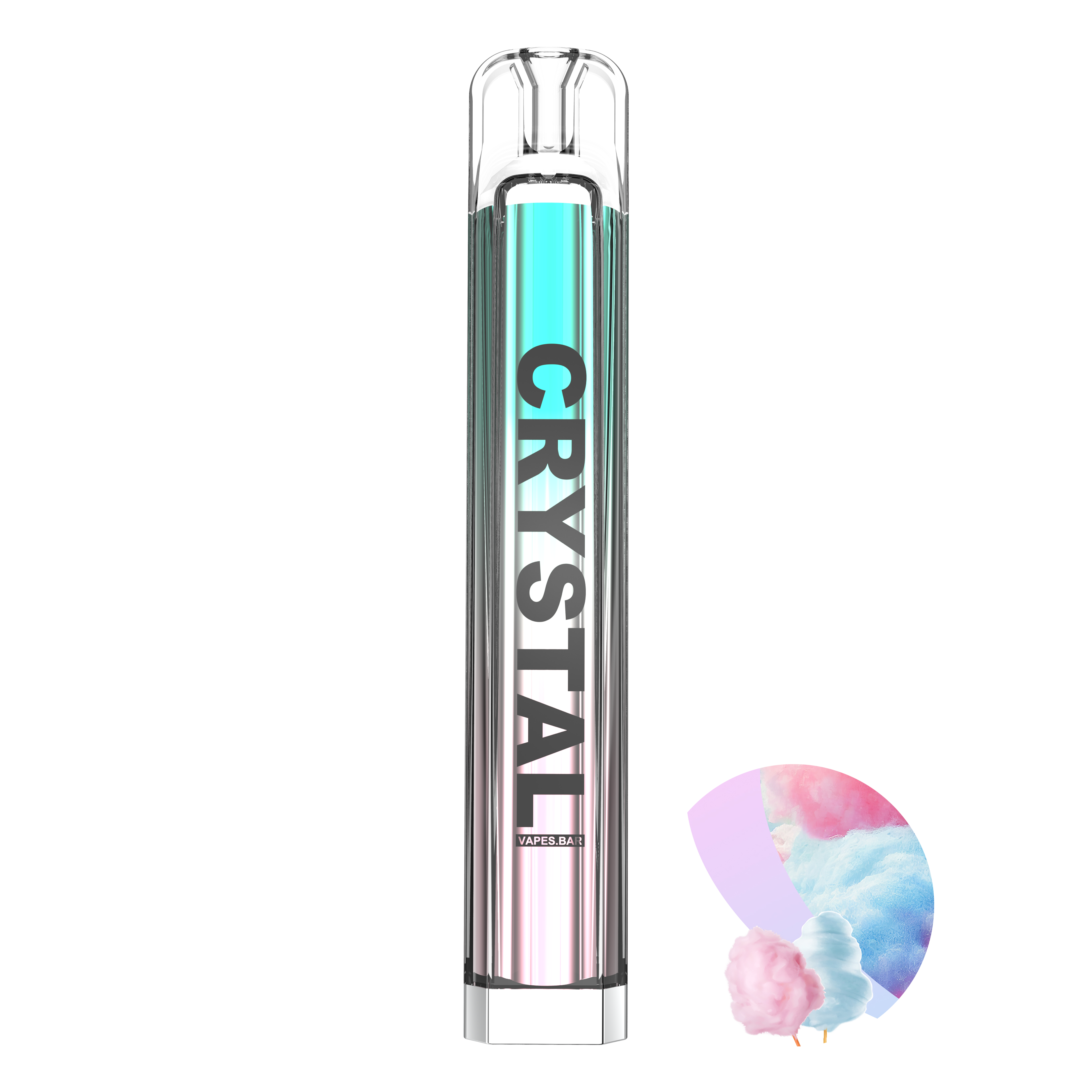 Cotton Candy Ice Crystal 600 Puffs Disposable Pod Device-VAPES.BAR