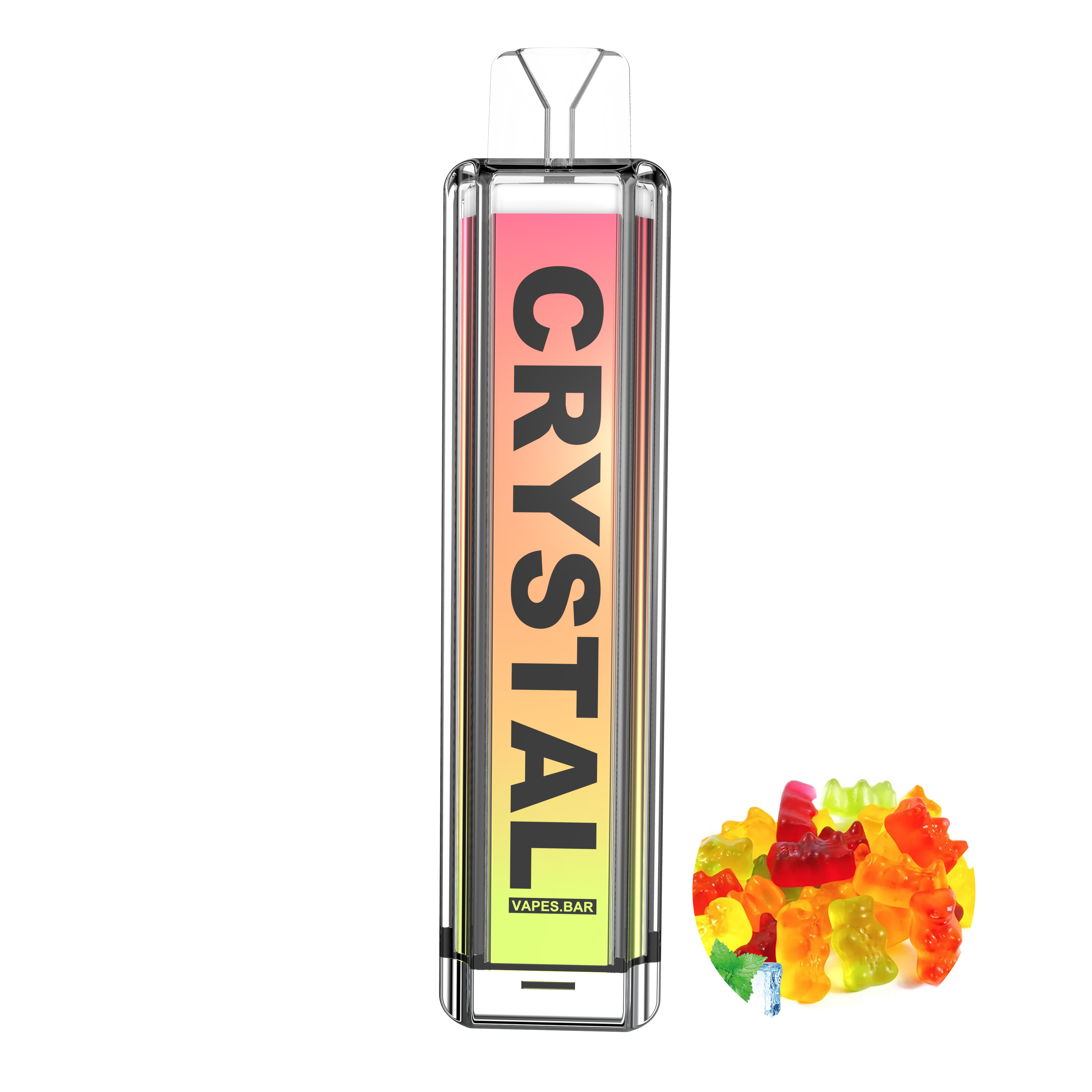 Gummy Bear Crystal 5000 Puffs Disposable Vape Device -VAPES.BAR