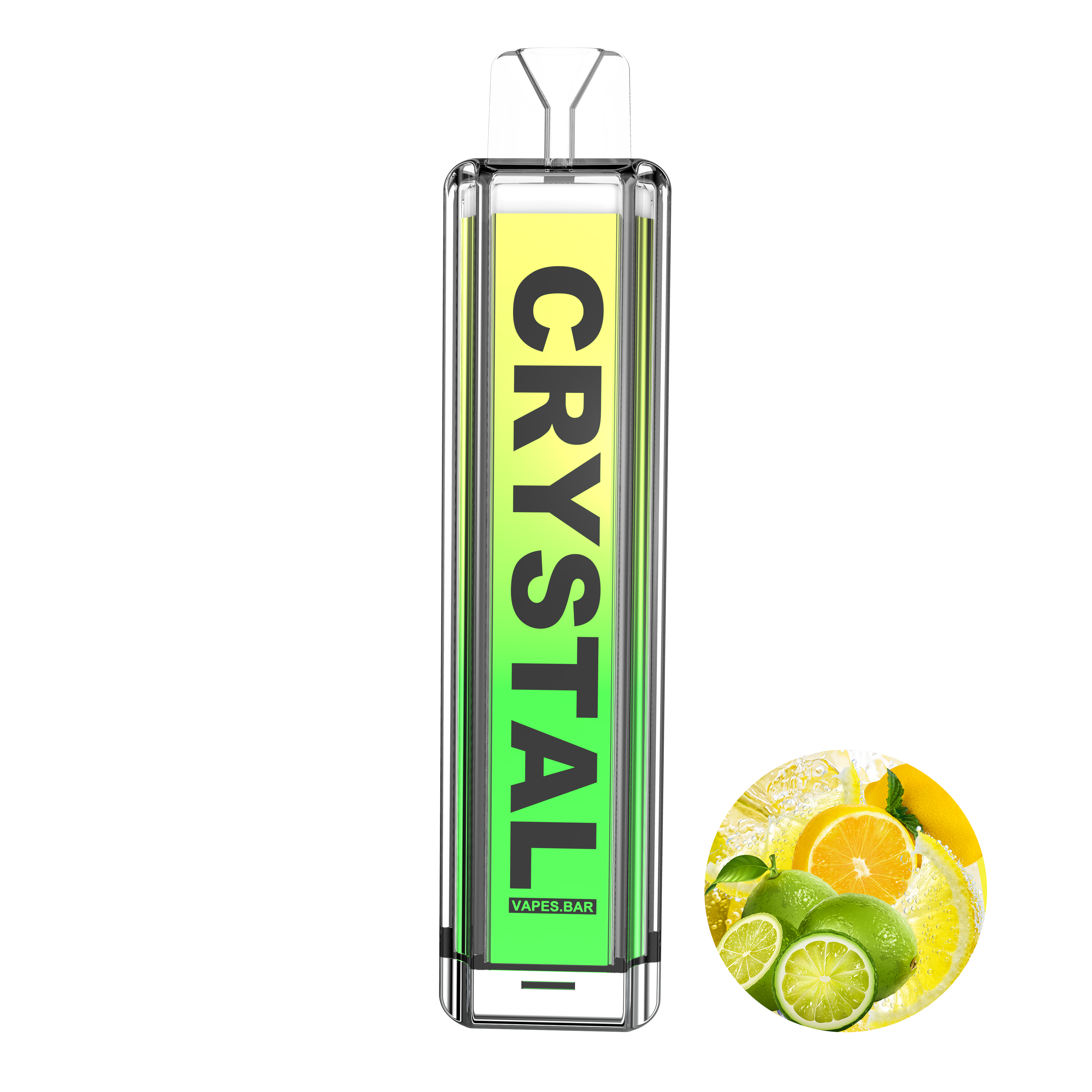 Lemon and Lime Crystal 5000 Puffs Disposable Vape Device -VAPES.BAR
