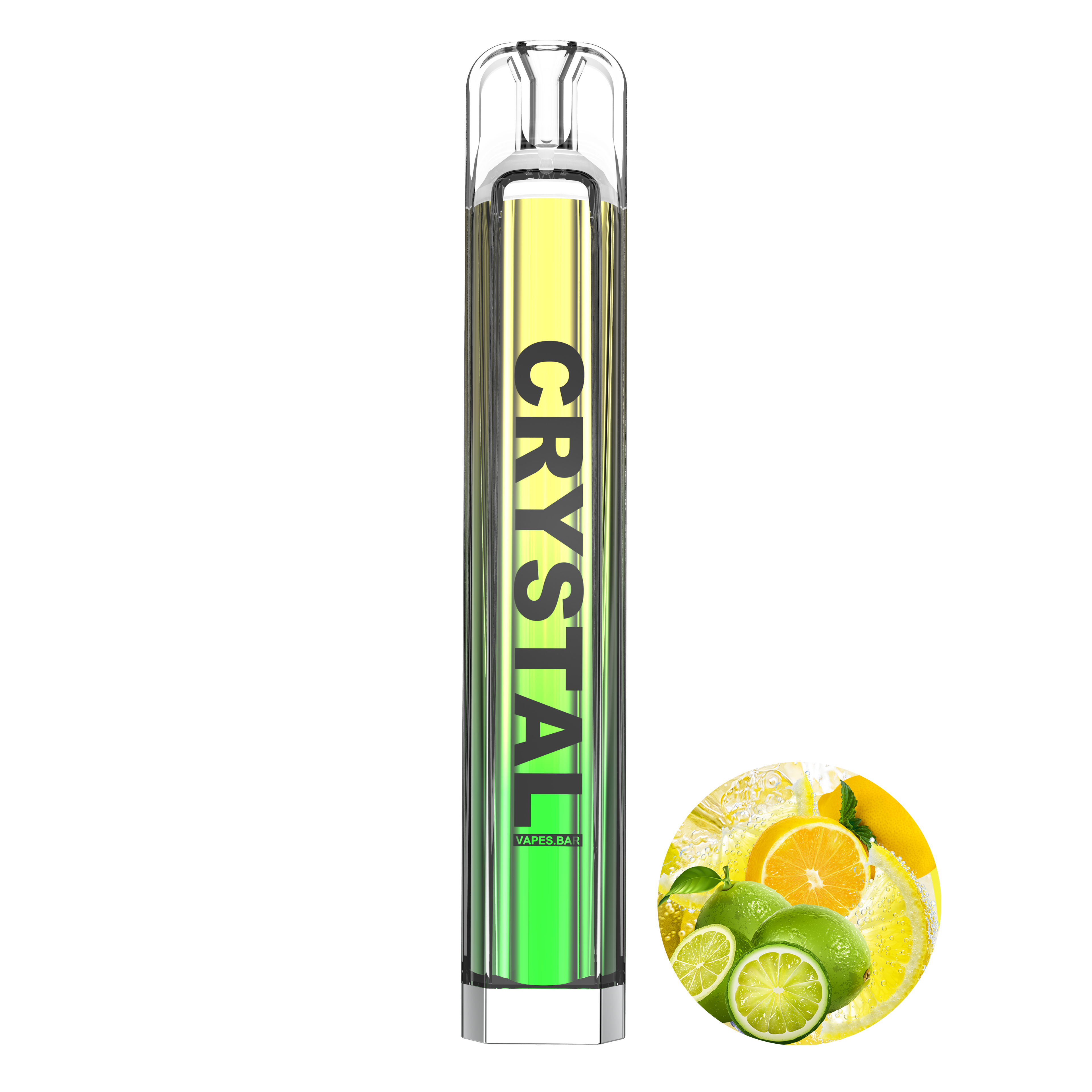 Lemon and Lime Crystal 600 Puffs Disposable Pod Device-VAPES.BAR