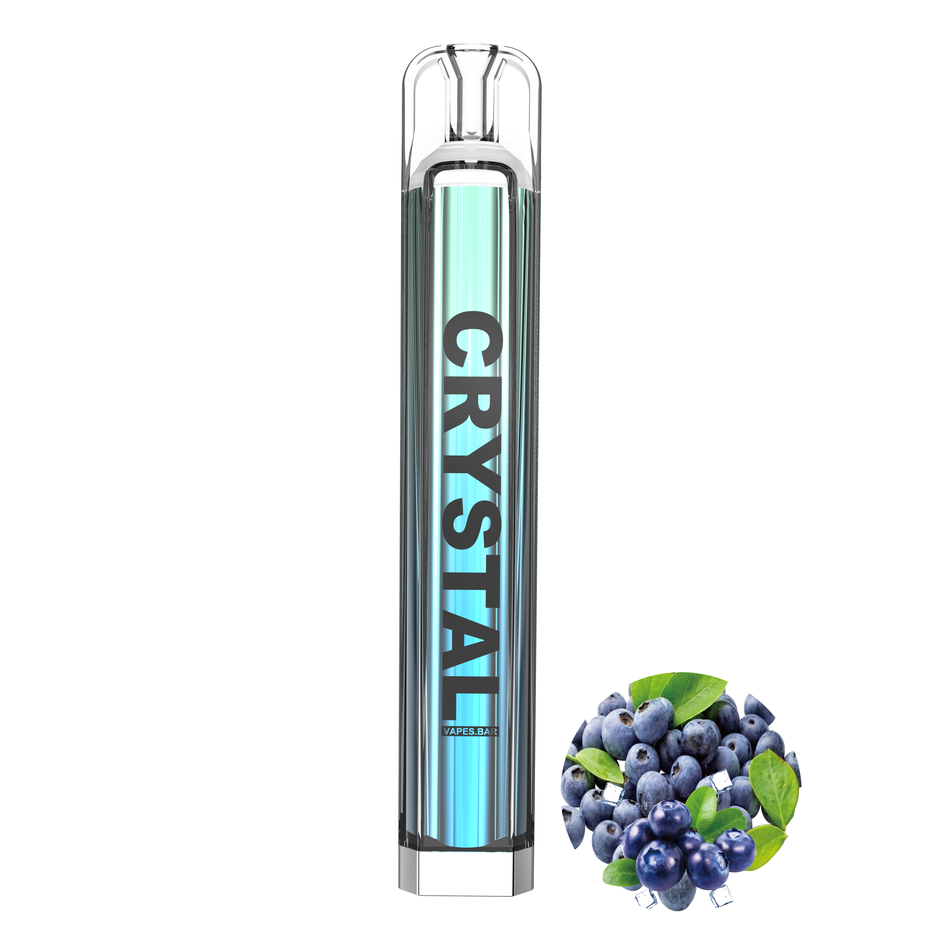 MR BLUE Crystal 600 Puffs Disposable Pod Device-VAPES.BAR