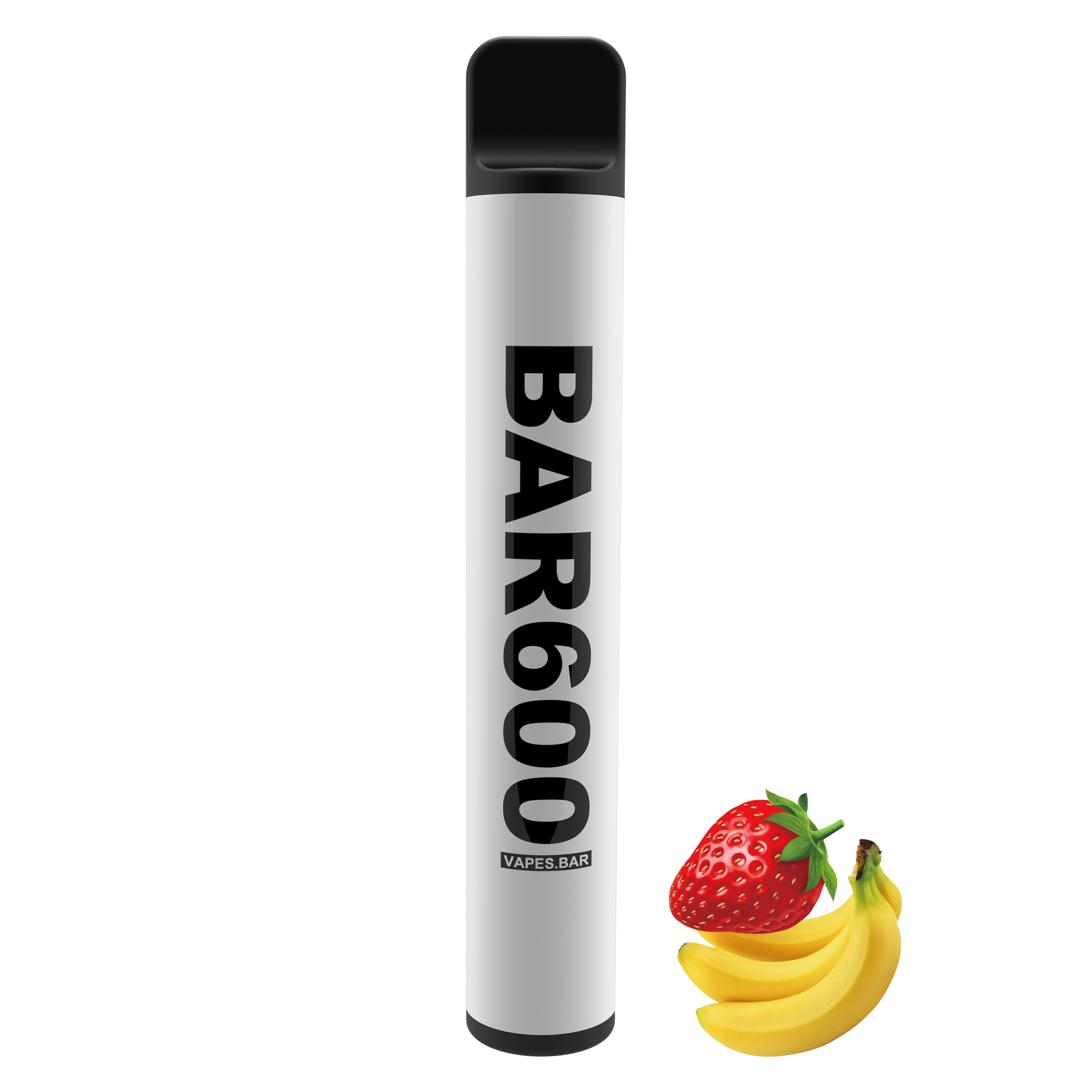 Strawberry banana Flavors Bar 600 Puffs Disposable Vape Device -VAPES.BAR