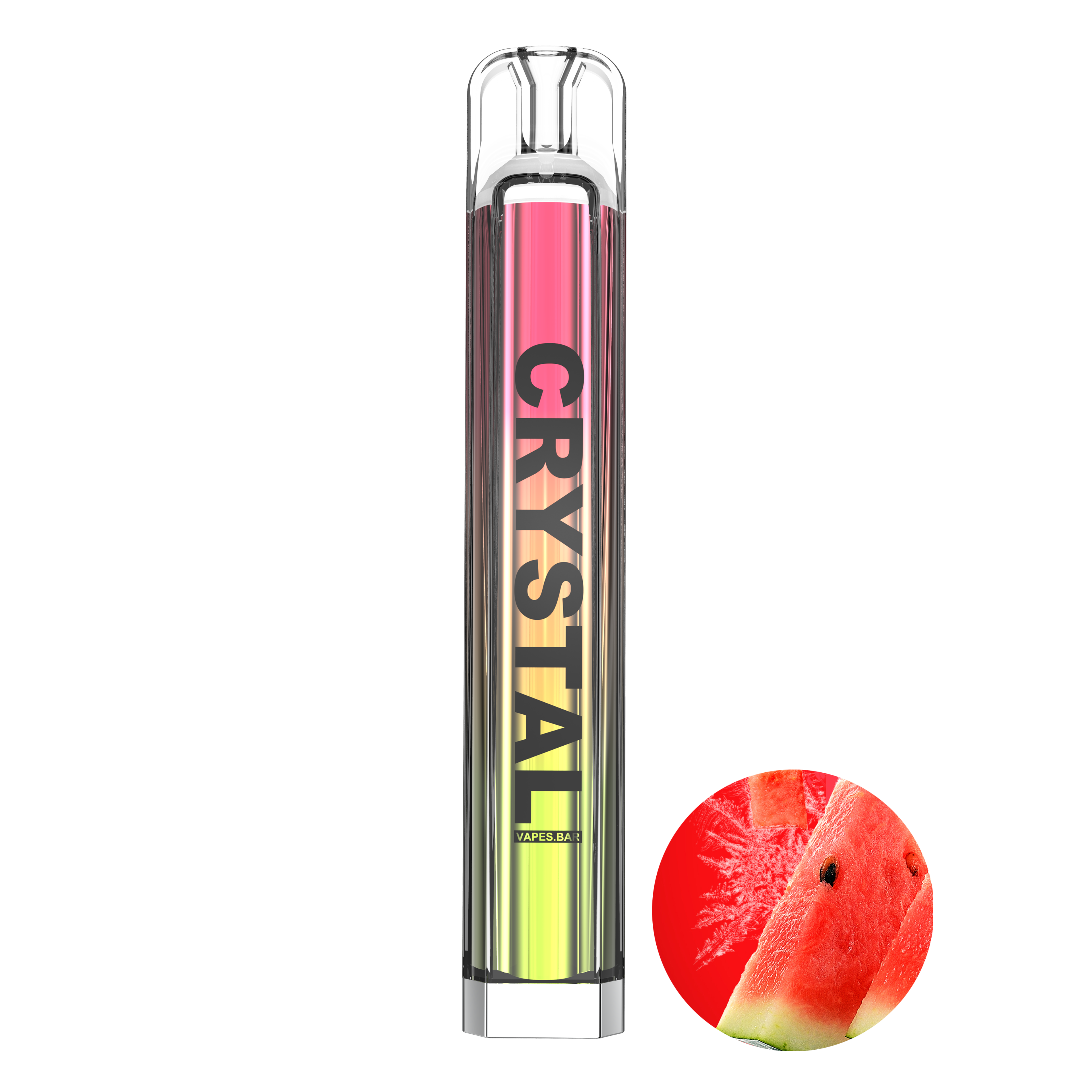 Watermelon Ice Crystal 600 Puffs Disposable Pod Device-VAPES.BAR