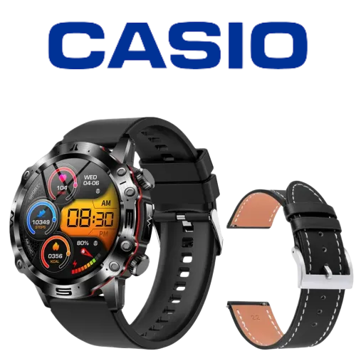 CASIO AI orvosi diagnosztikai okosóra - PPG intelligens mérés（Kövesse nyomon precízen teste mutatóit）
