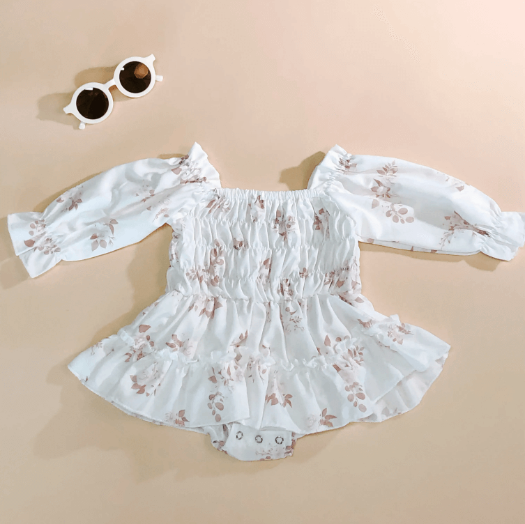 2-Piece Baby Floral Printed Rompers