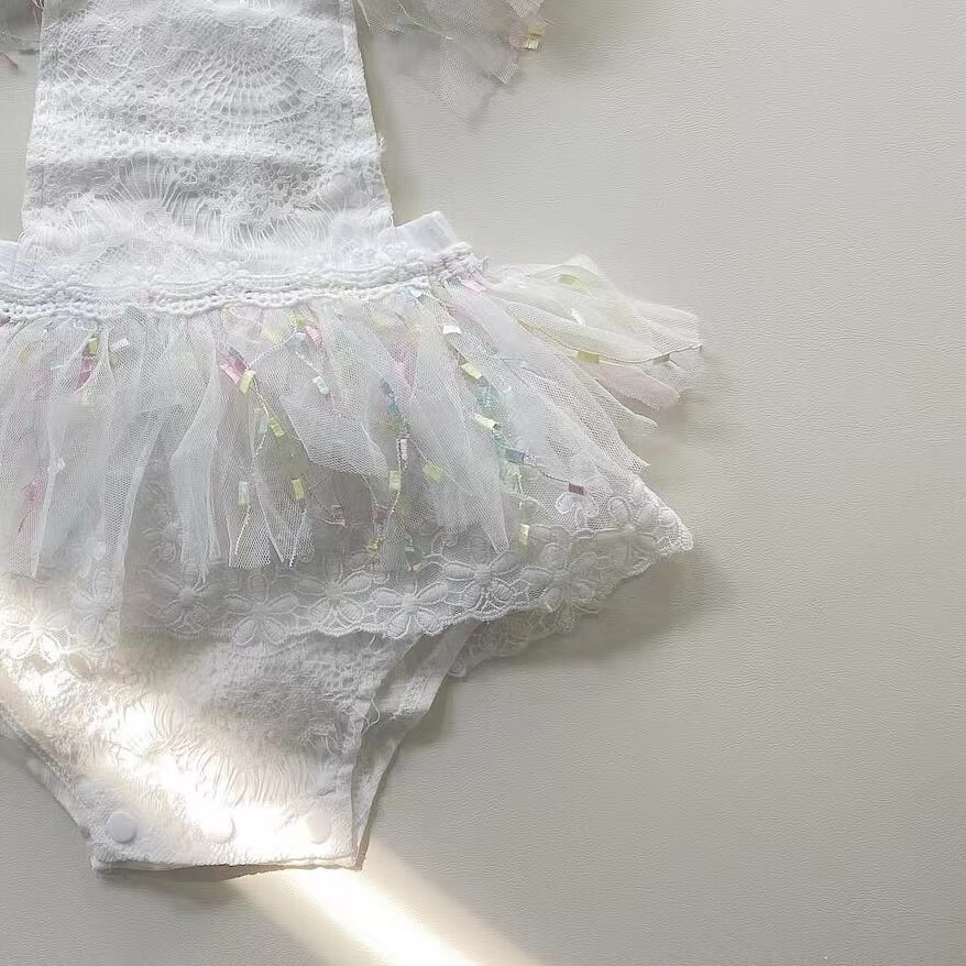 Baby Solid Party Romper