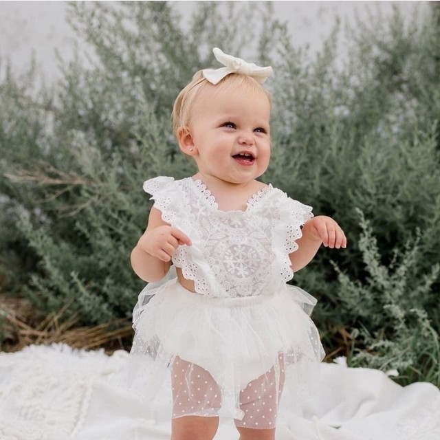 Baby Girl Lace Romper