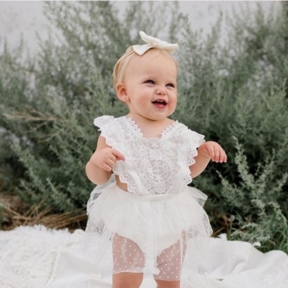 Baby Girl Lace Romper